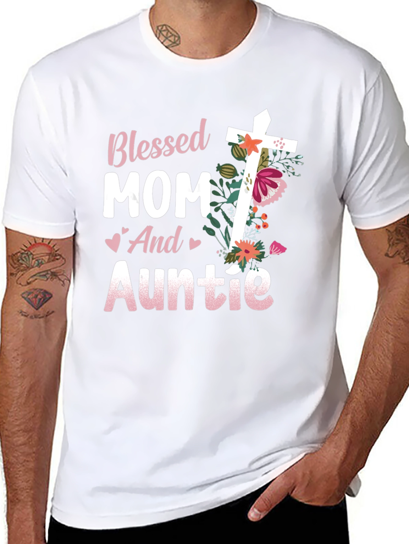 Blessed Mom and Auntie T-Shirt