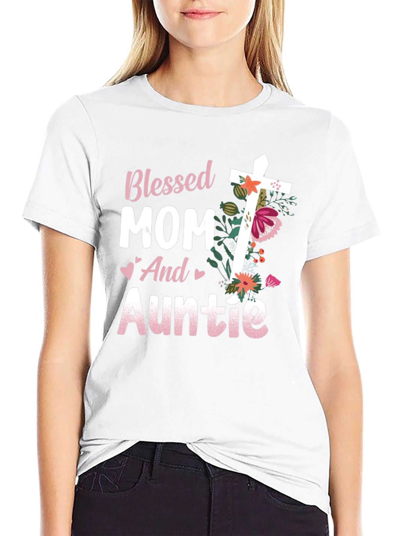 Blessed Mom and Auntie T-Shirt