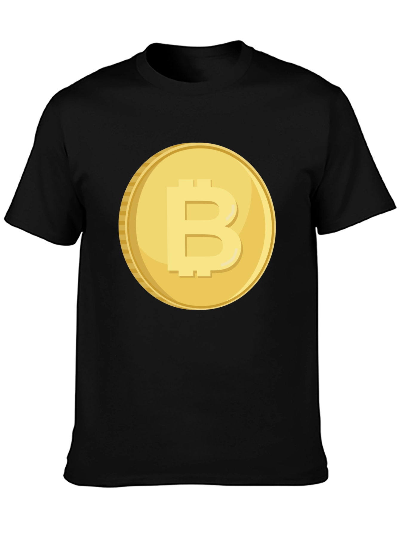 Bitcoin Cryptocurrency Black T-Shirt