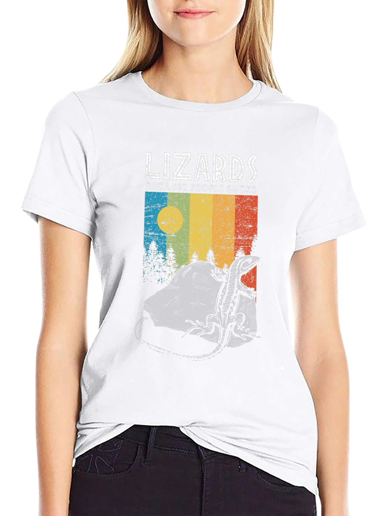 Lizards Because People Suck T-Shirt