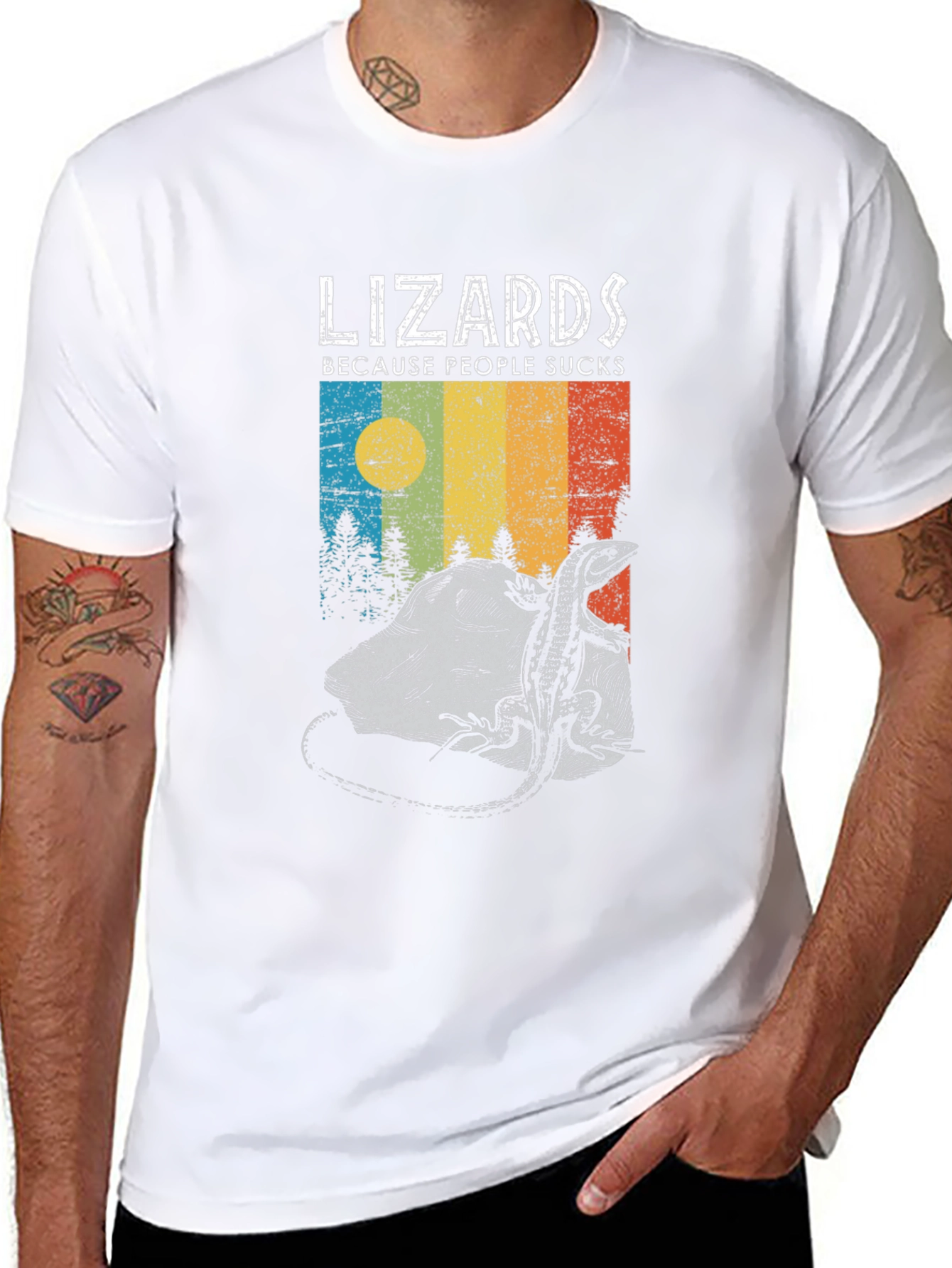 Lizards Because People Suck T-Shirt