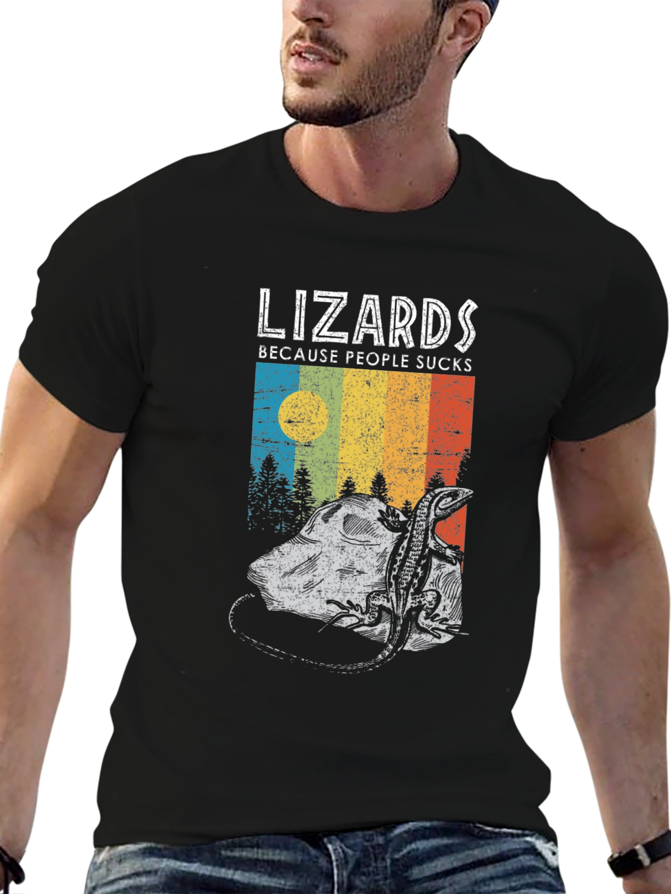 Lizards Because People Suck T-Shirt