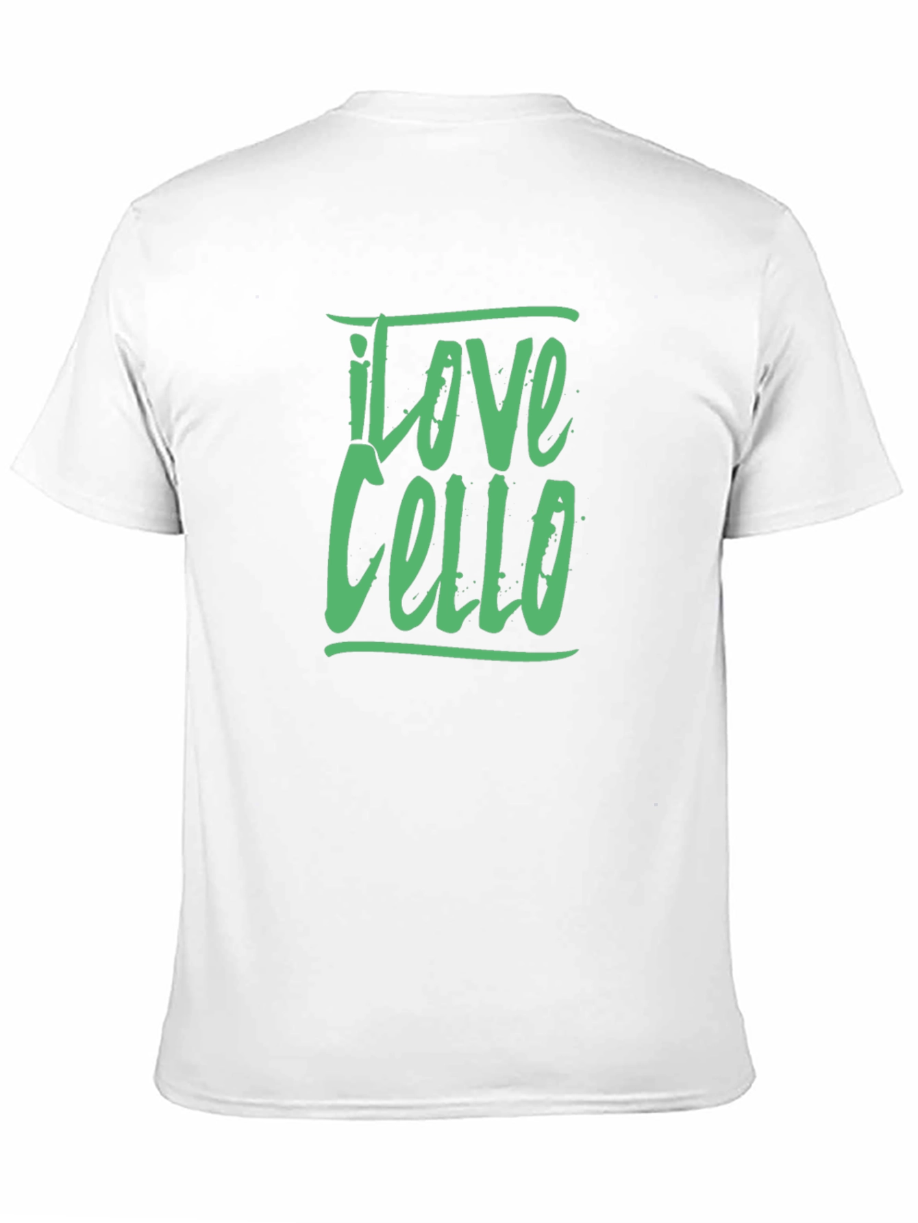 I Love Cello Graphic Tee - Black Cotton T-Shirt