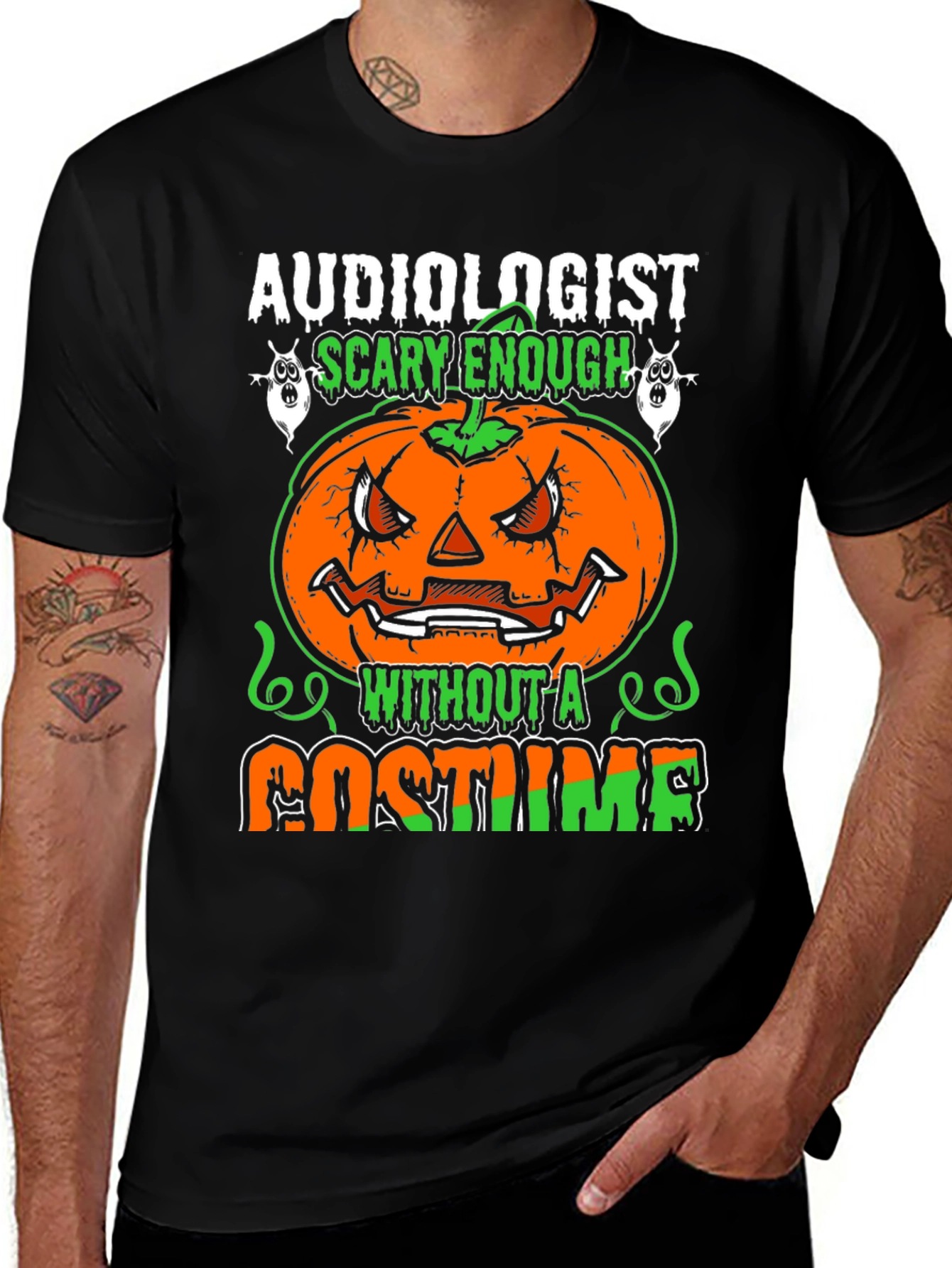 Audiologist Halloween T-Shirt Scary Costume Tee