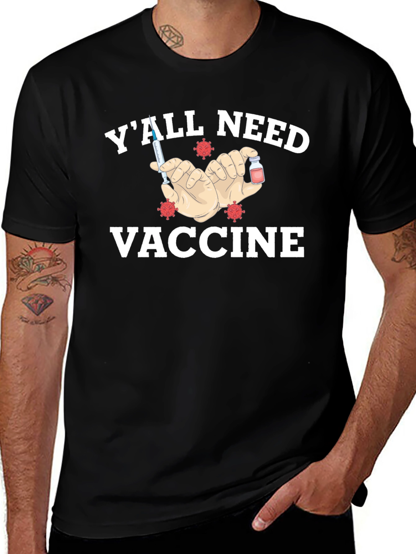 Yall Need Vaccine T-Shirt - Virus Protection