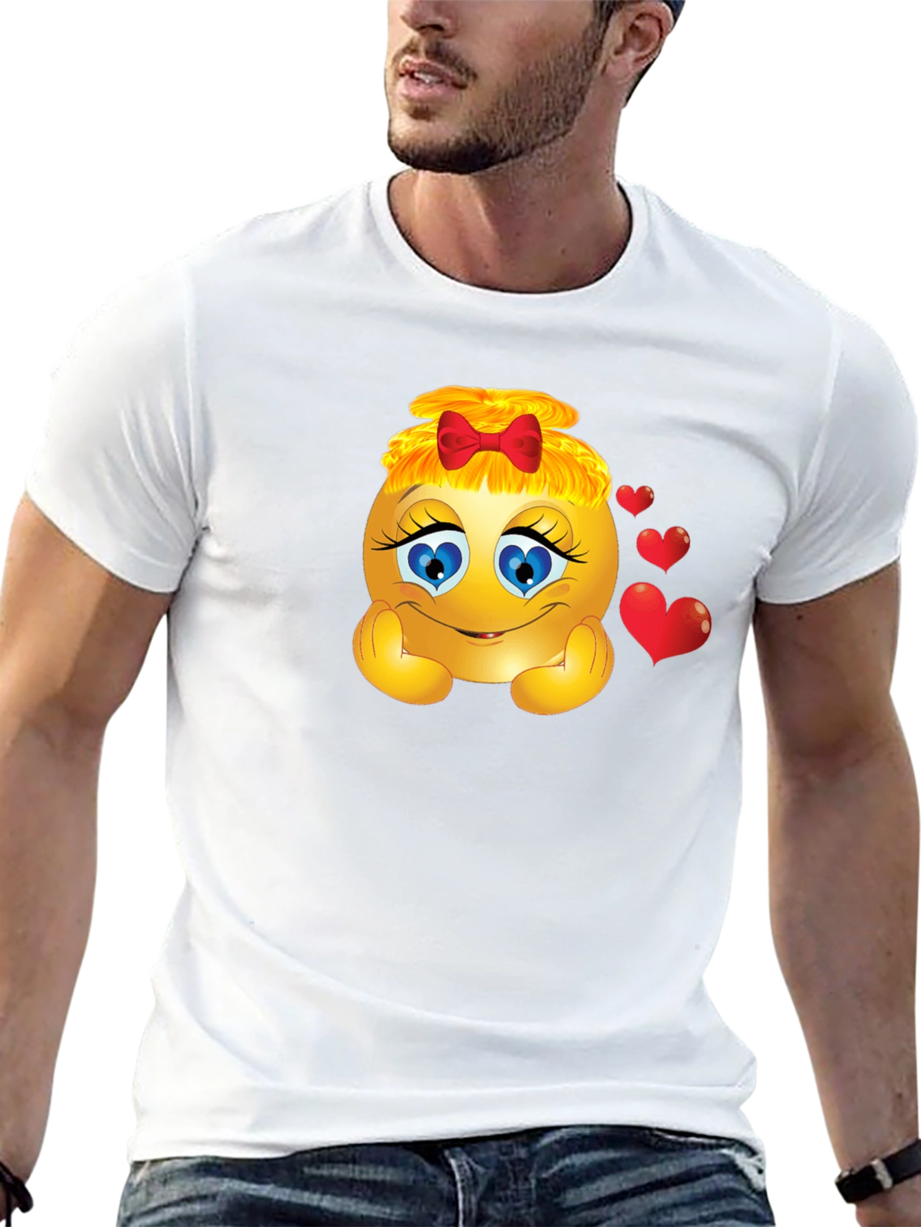 Emoji Girl Graphic T-Shirt - Express Your Emotions