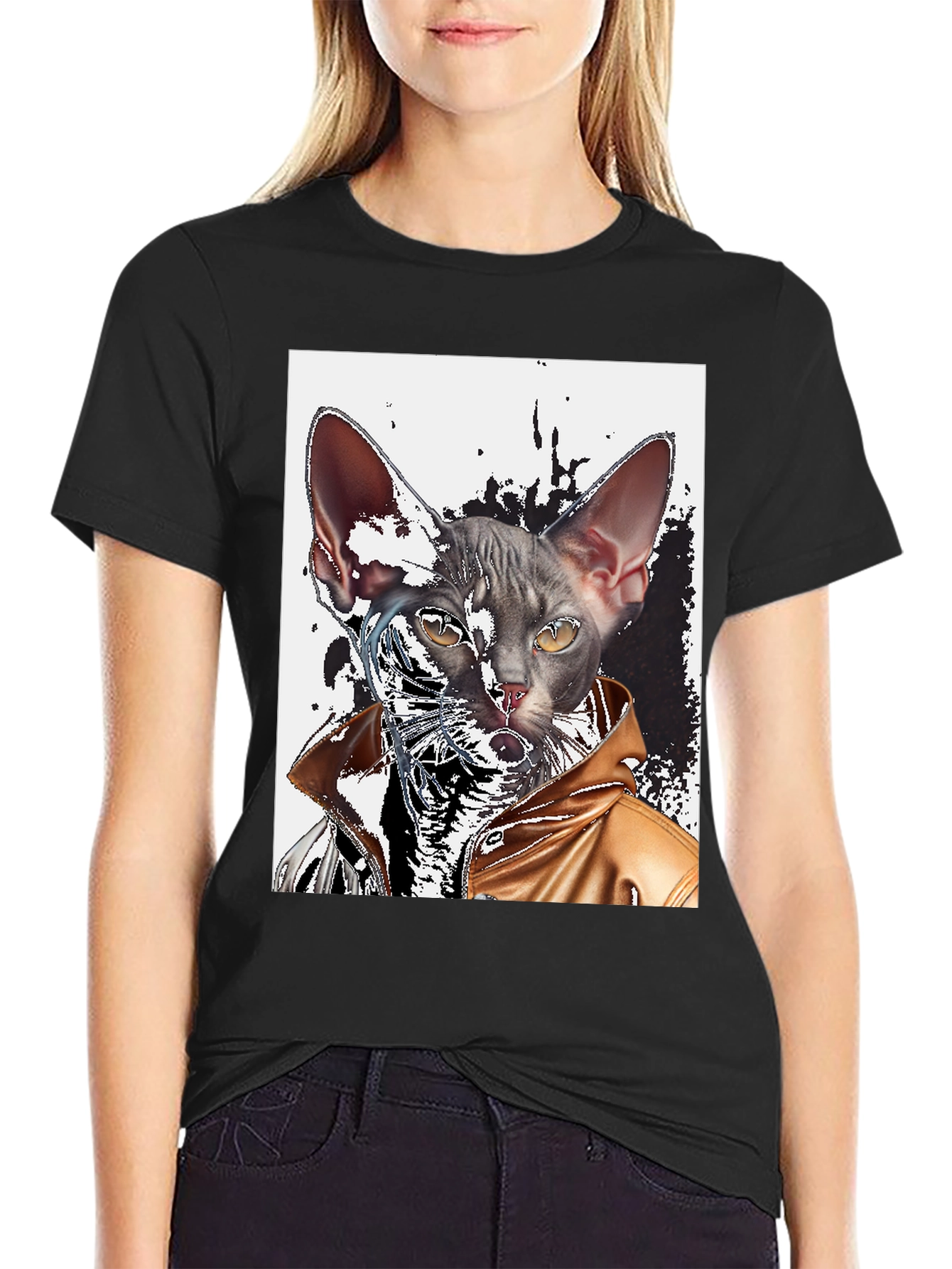Cool Cat Graphic Tee