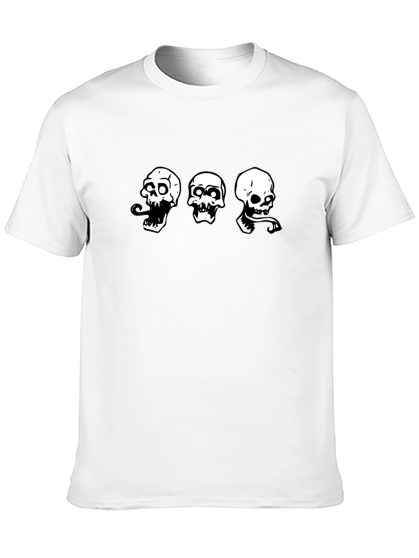 Skull Graphic T-Shirt - Mens Black Tee