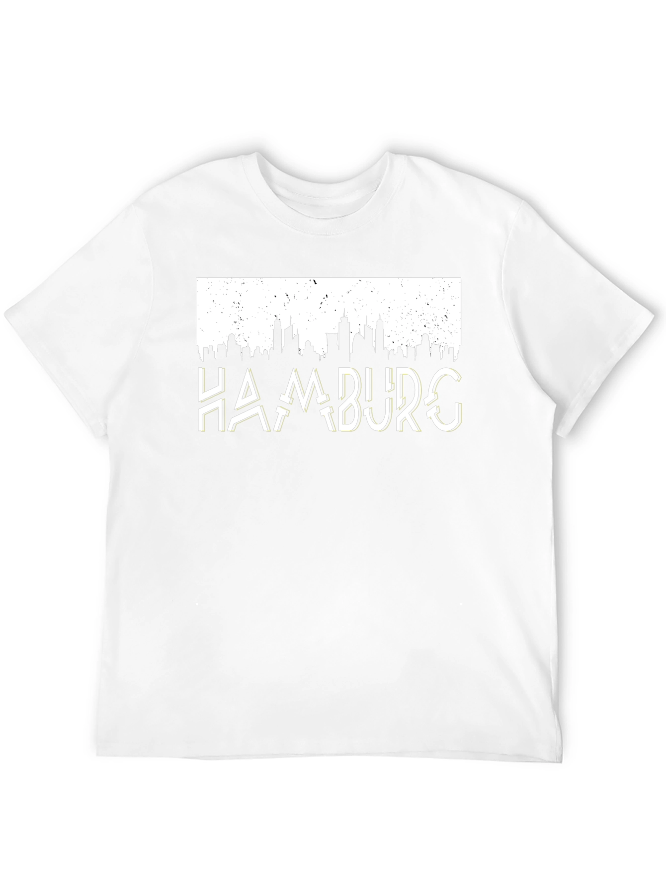 Hamburg Skyline Graphic Tee - Modern City T-Shirt