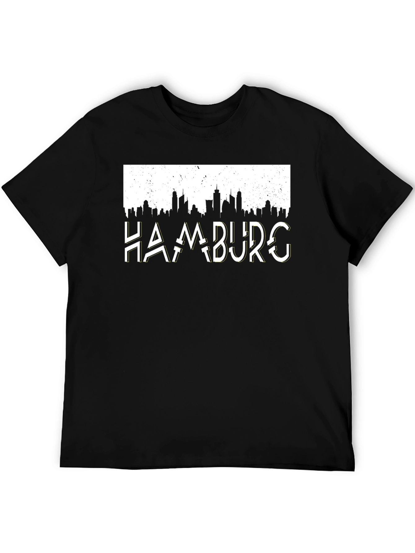 Hamburg Skyline Graphic Tee - Modern City T-Shirt