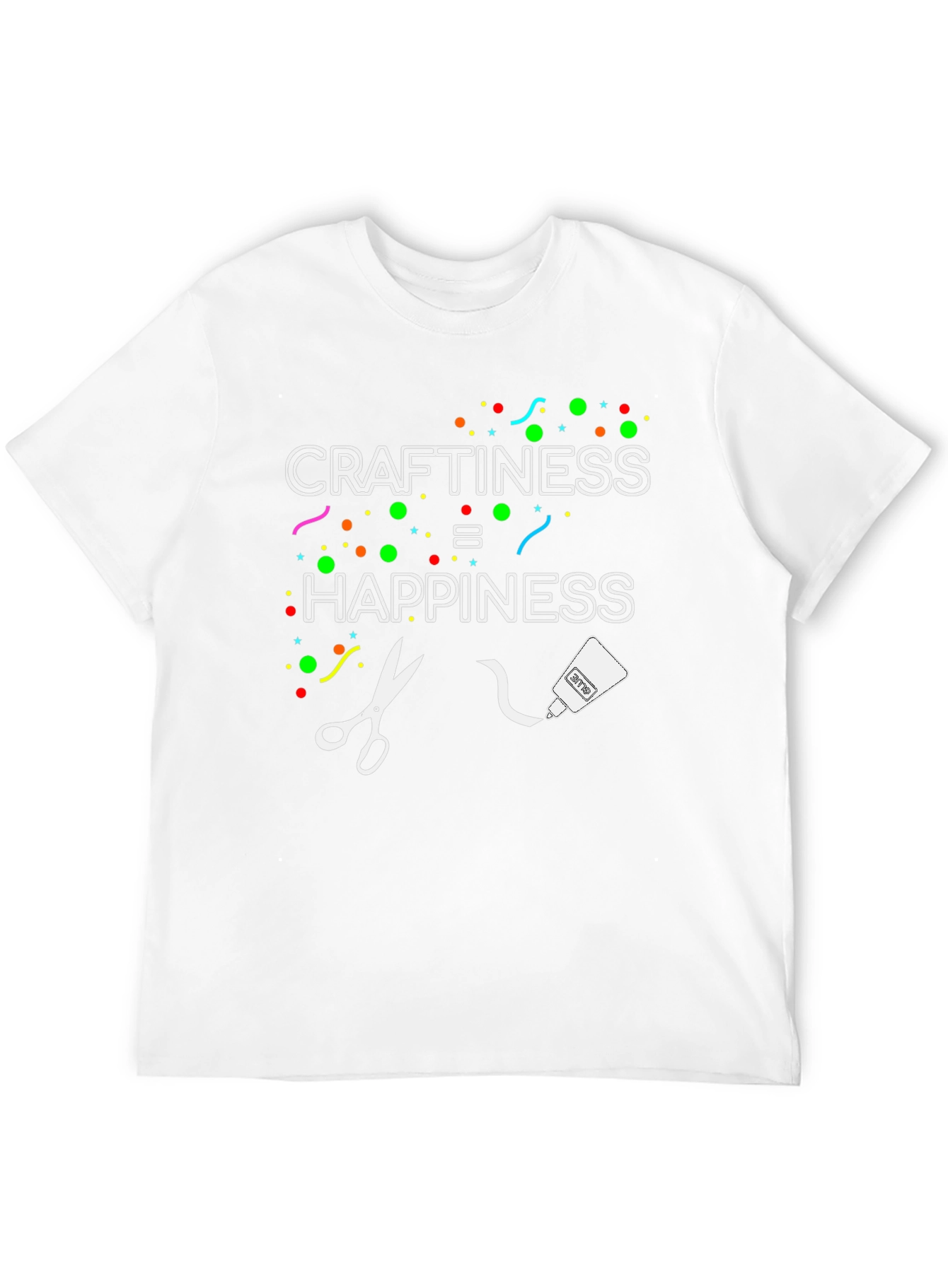Craftiness = Happiness Graphic Tee