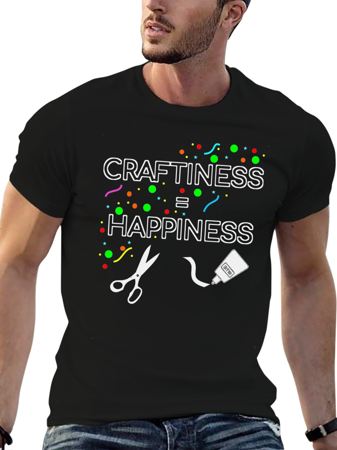 Craftiness = Happiness Graphic Tee