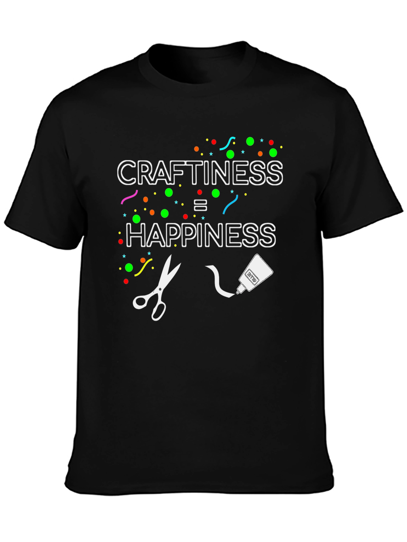 Craftiness = Happiness Graphic Tee