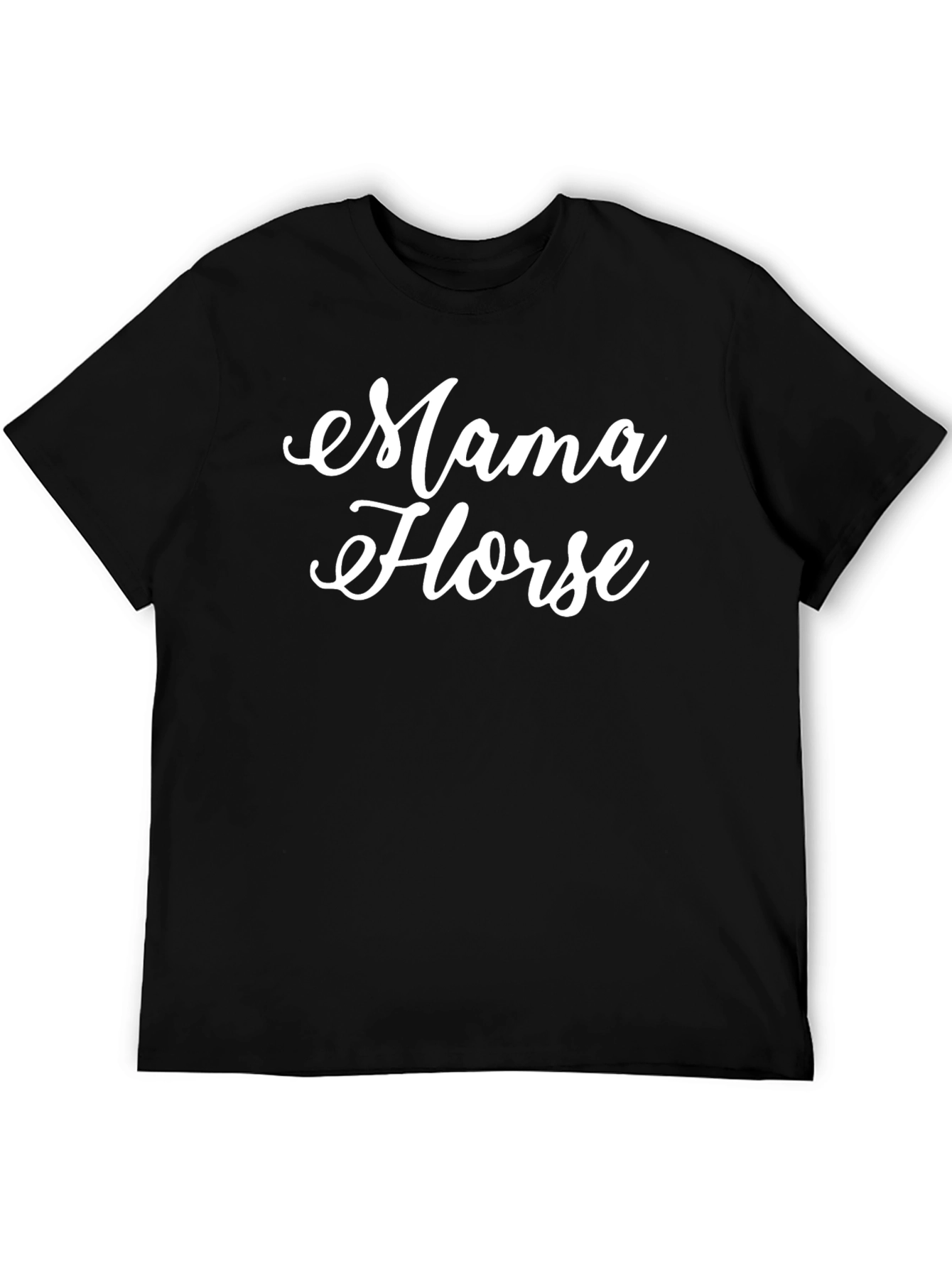 Mama Horse Graphic Tee - Black T-Shirt