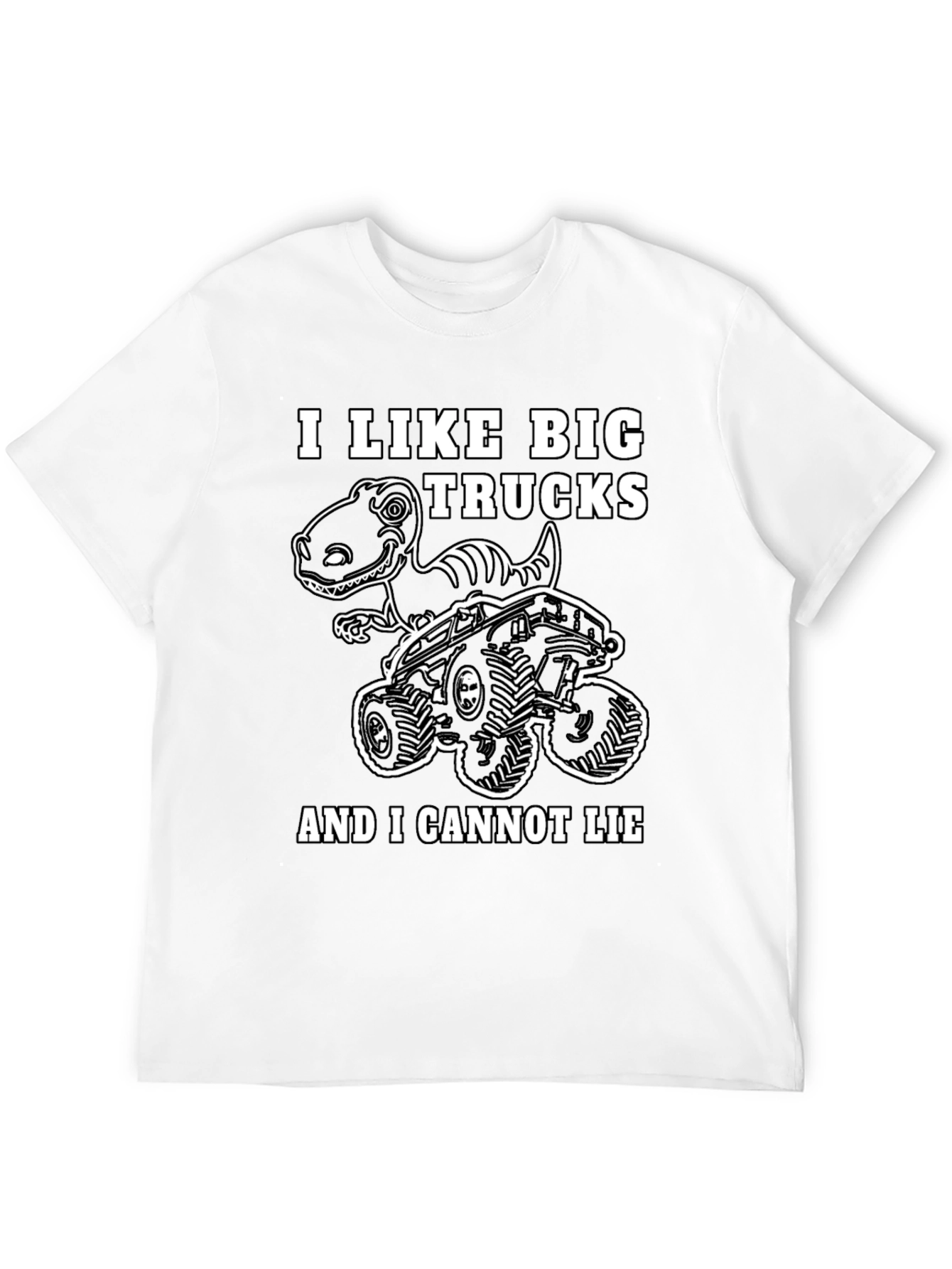 Big Trucks and Dinosaurs T-Shirt