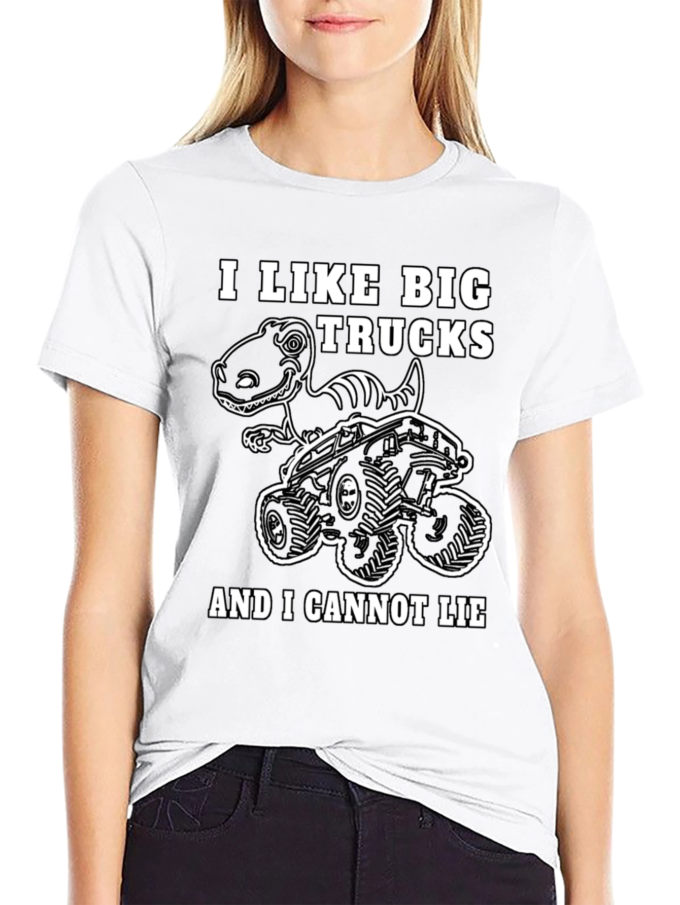 Big Trucks and Dinosaurs T-Shirt