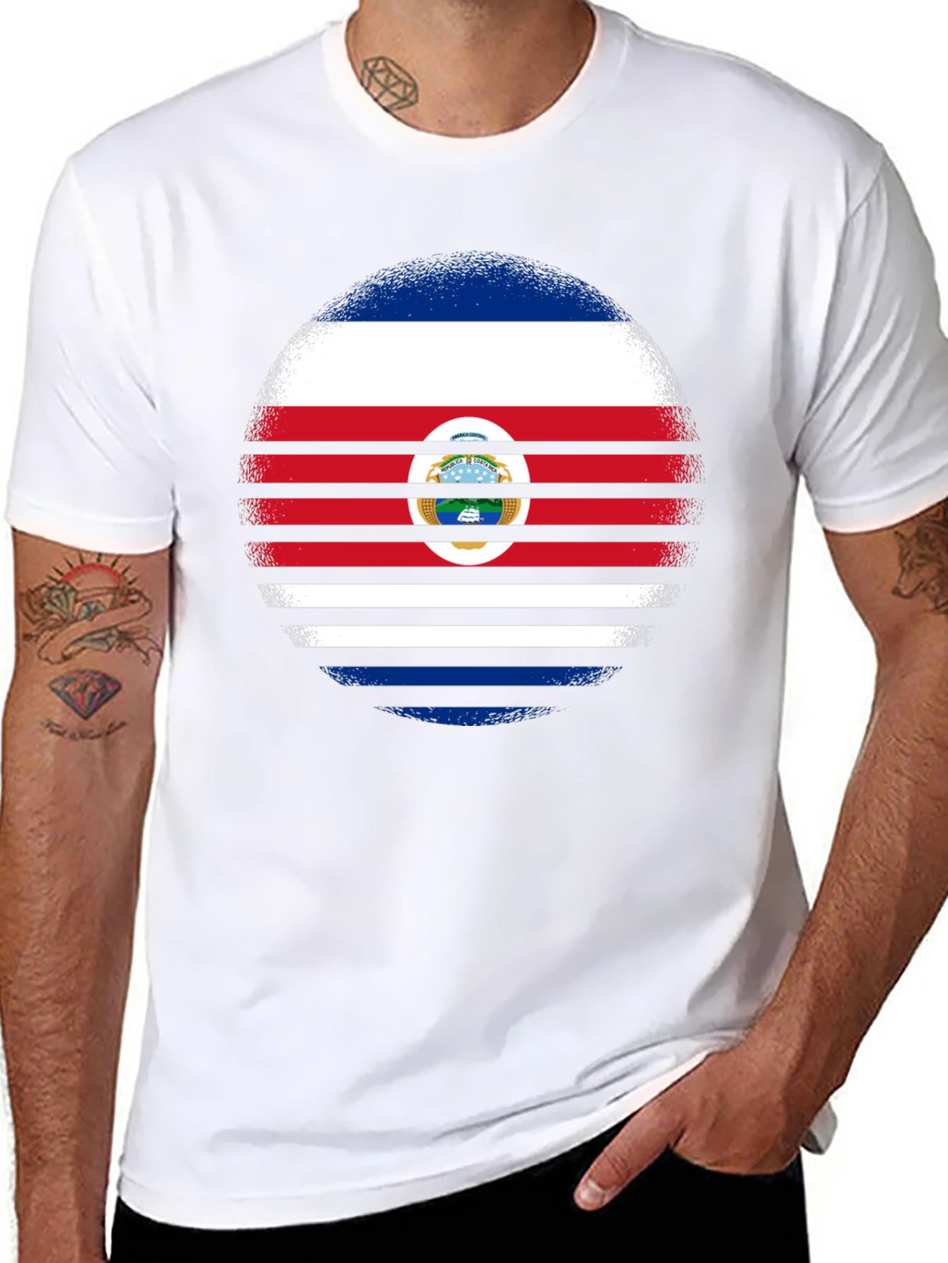 Costa Rica Flag T-Shirt - Graphic Tee