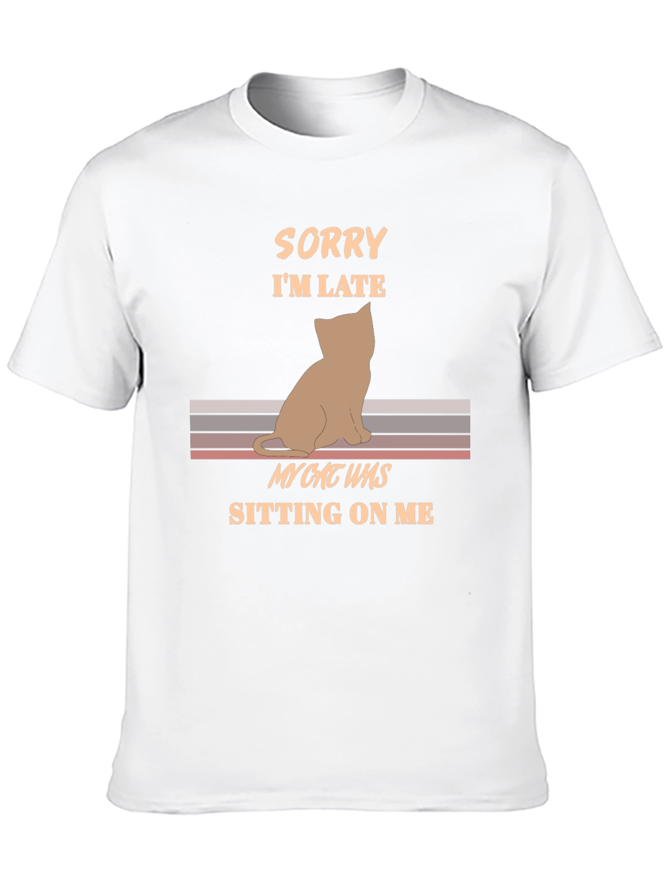 Cat Sitting On Me Graphic Tee