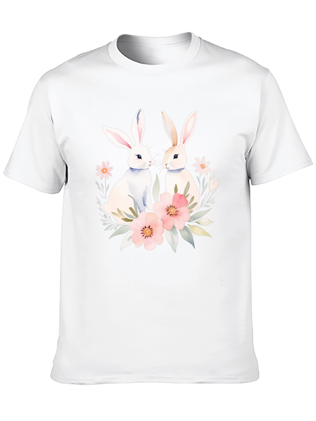 Easter Bunny Floral T-Shirt