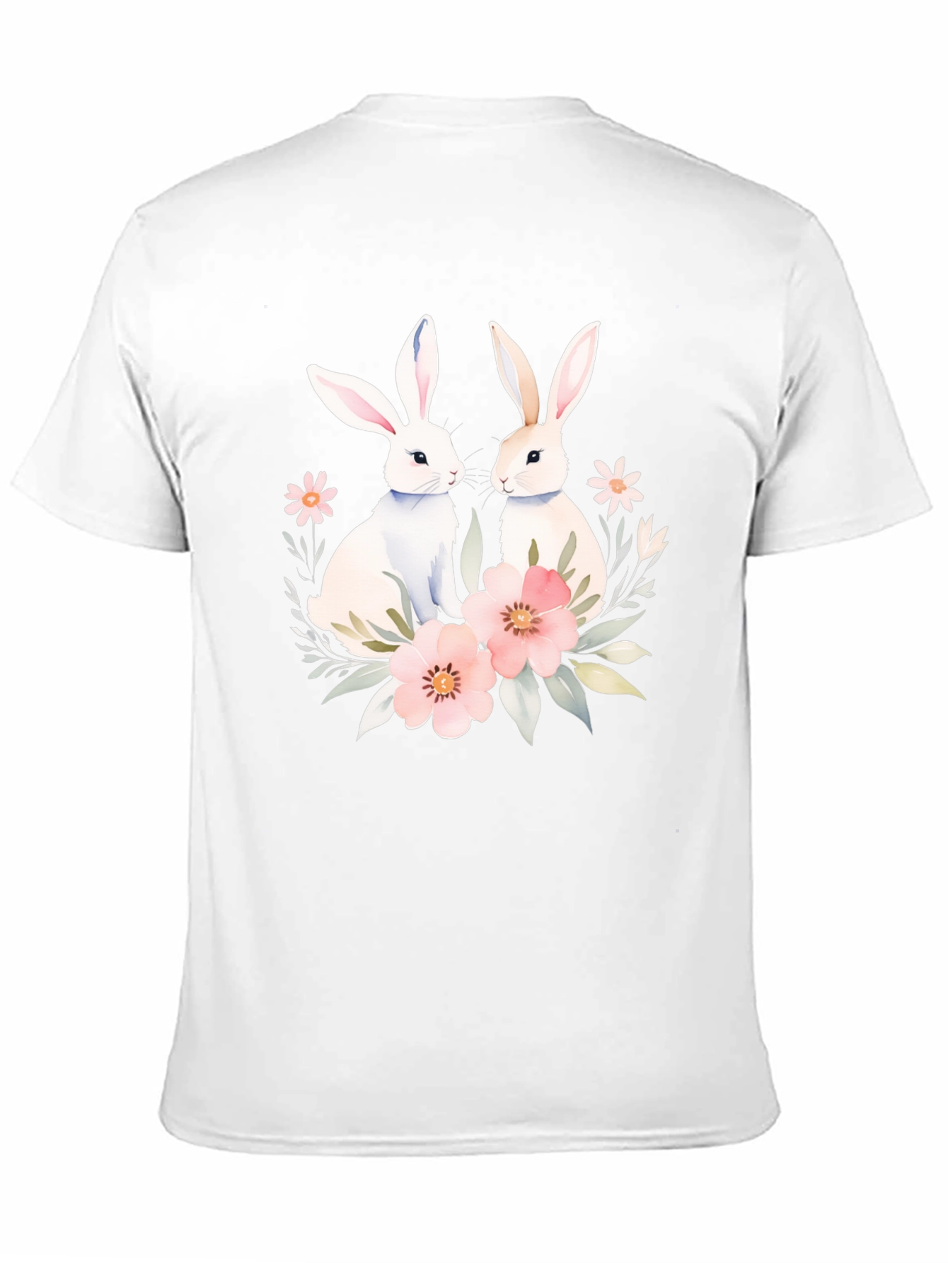 Easter Bunny Floral T-Shirt
