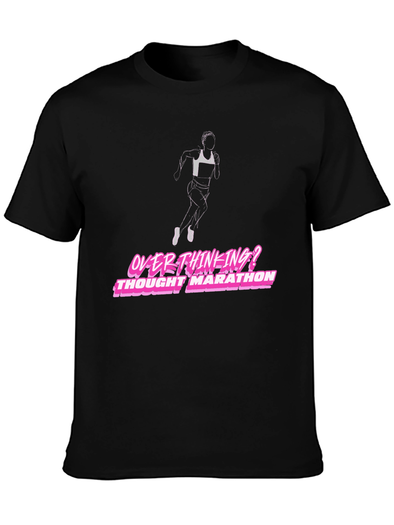Overthinking Thought Marathon Graphic T-Shirt
