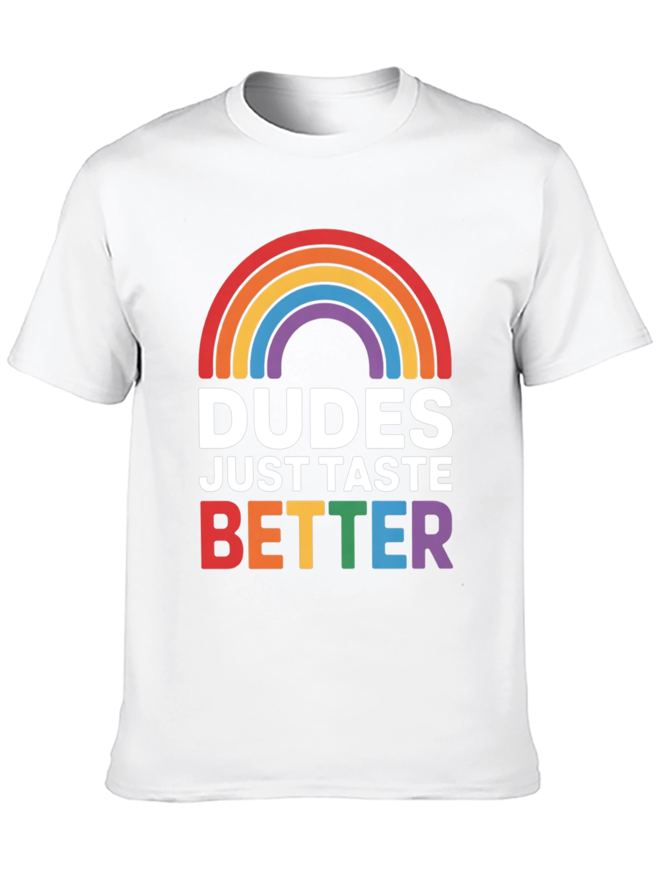 Dudes Taste Better LGBT Pride T-Shirt