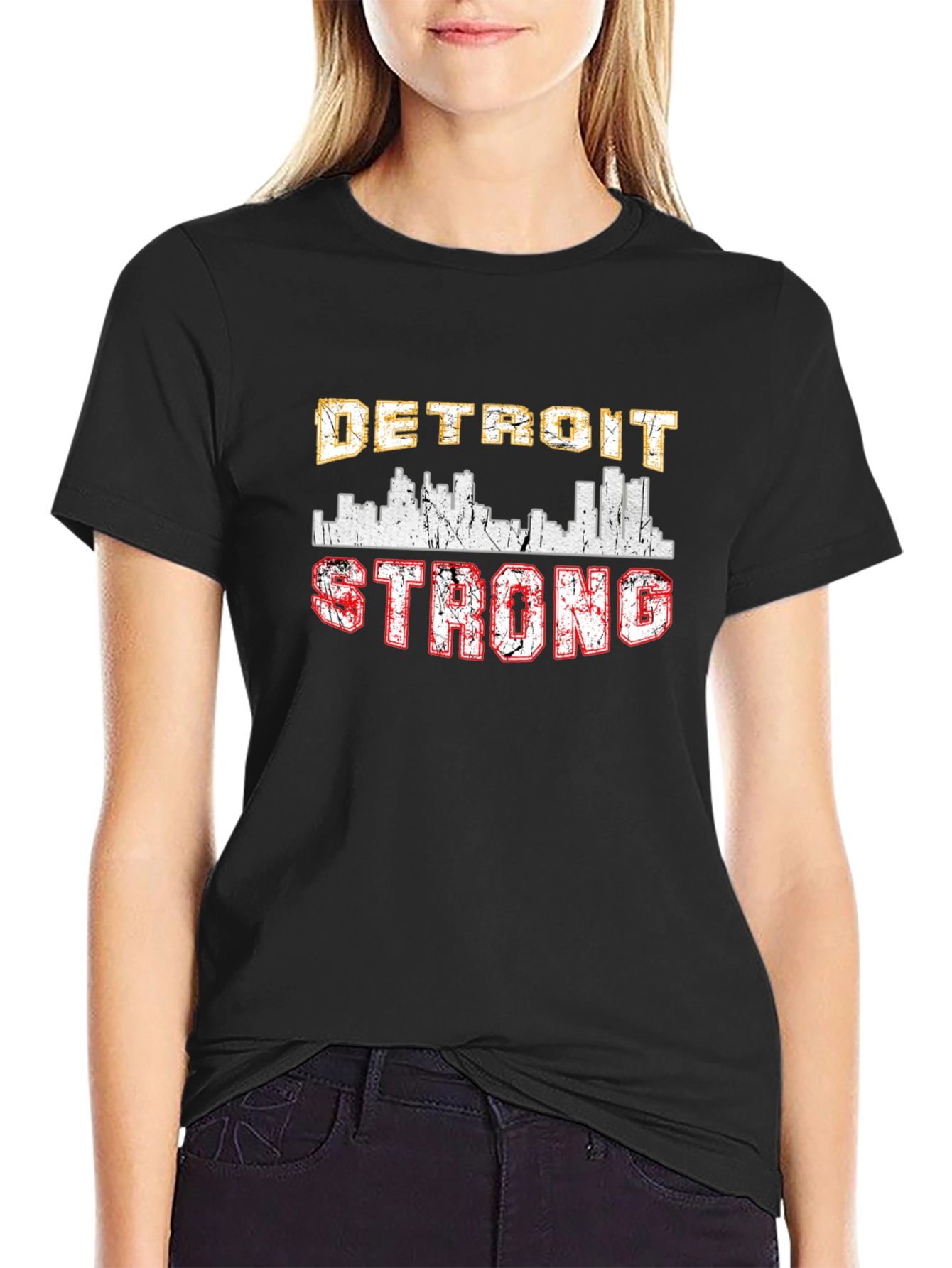 Detroit Strong Graphic T-Shirt