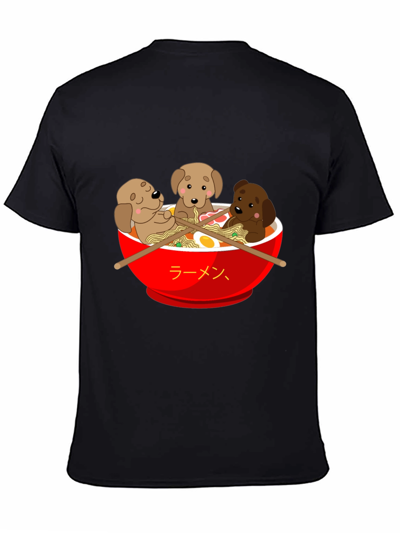 Ramen Puppies Graphic T-Shirt - Cute Dog Lover Tee