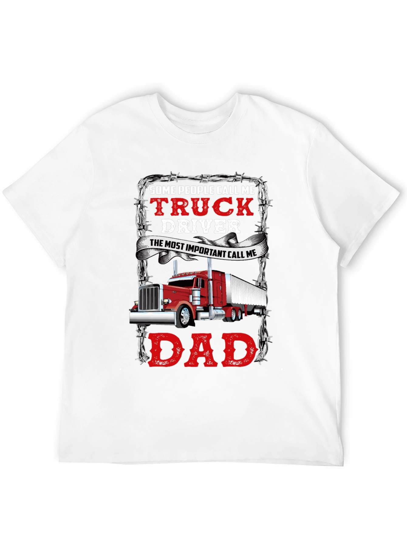 Trucker Dad Graphic Tee - Perfect Gift!