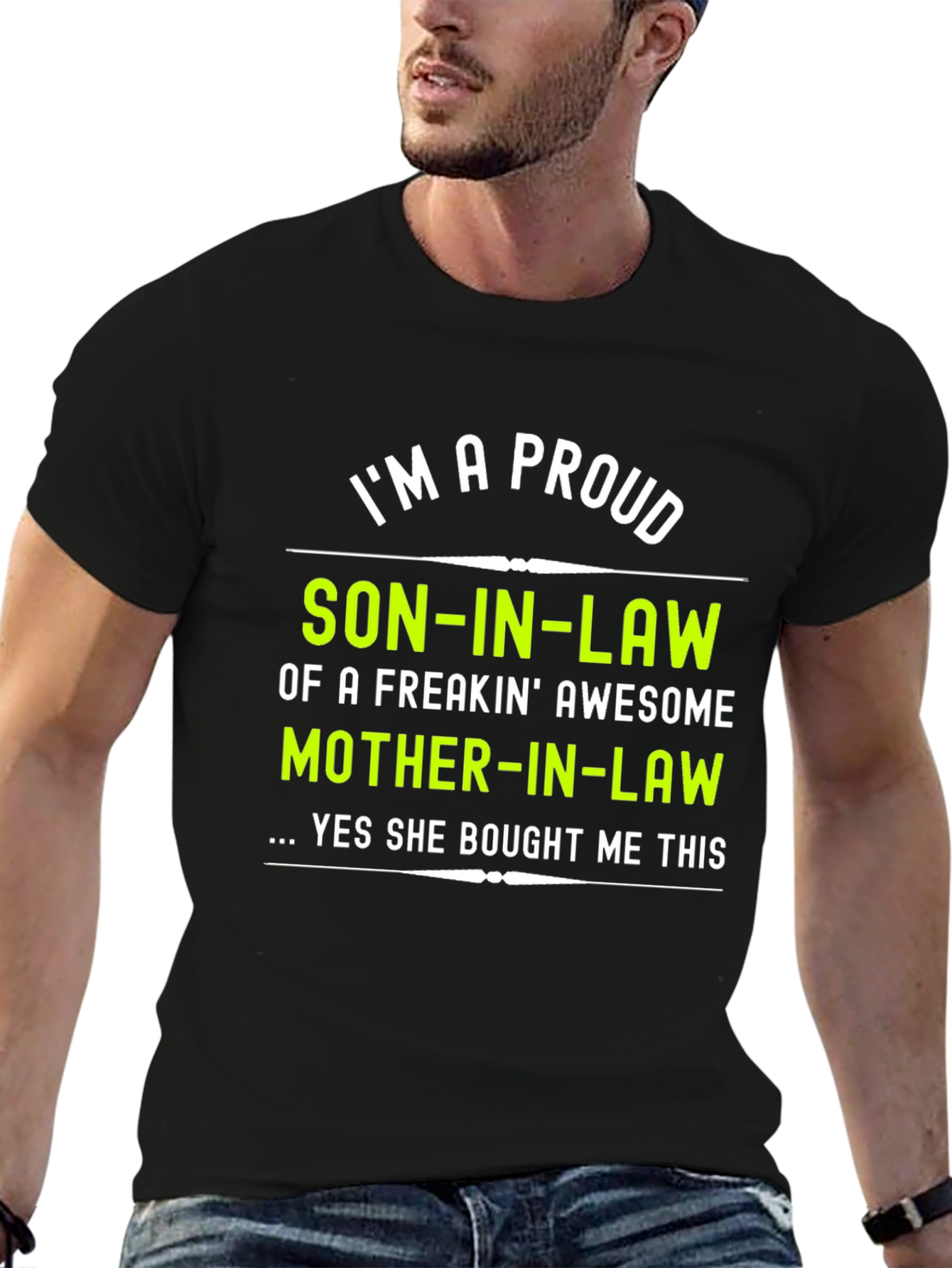 Proud Son-In-Law Graphic T-Shirt
