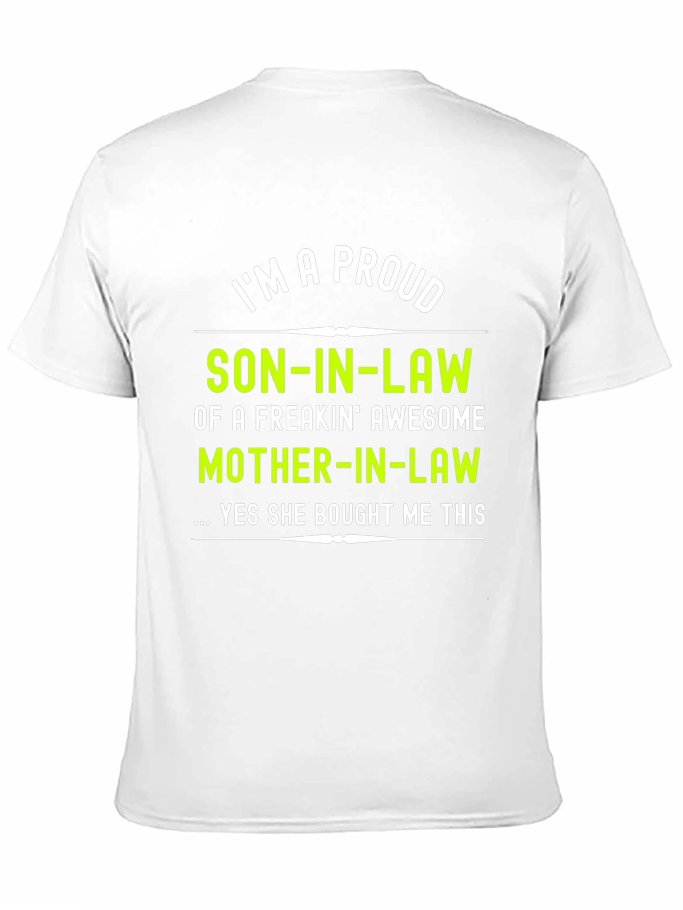 Proud Son-In-Law Graphic T-Shirt