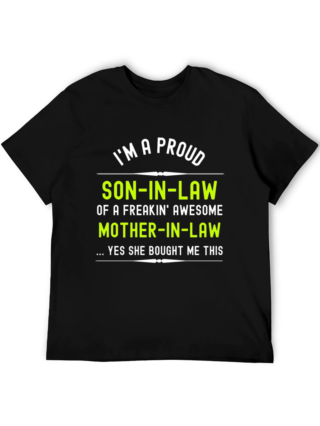 Proud Son-In-Law Graphic T-Shirt