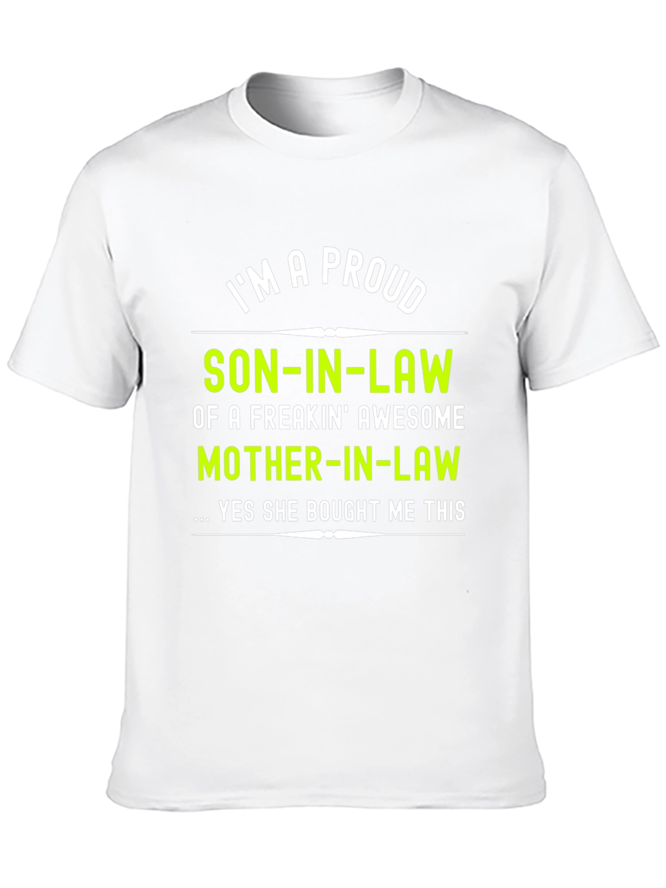 Proud Son-In-Law Graphic T-Shirt