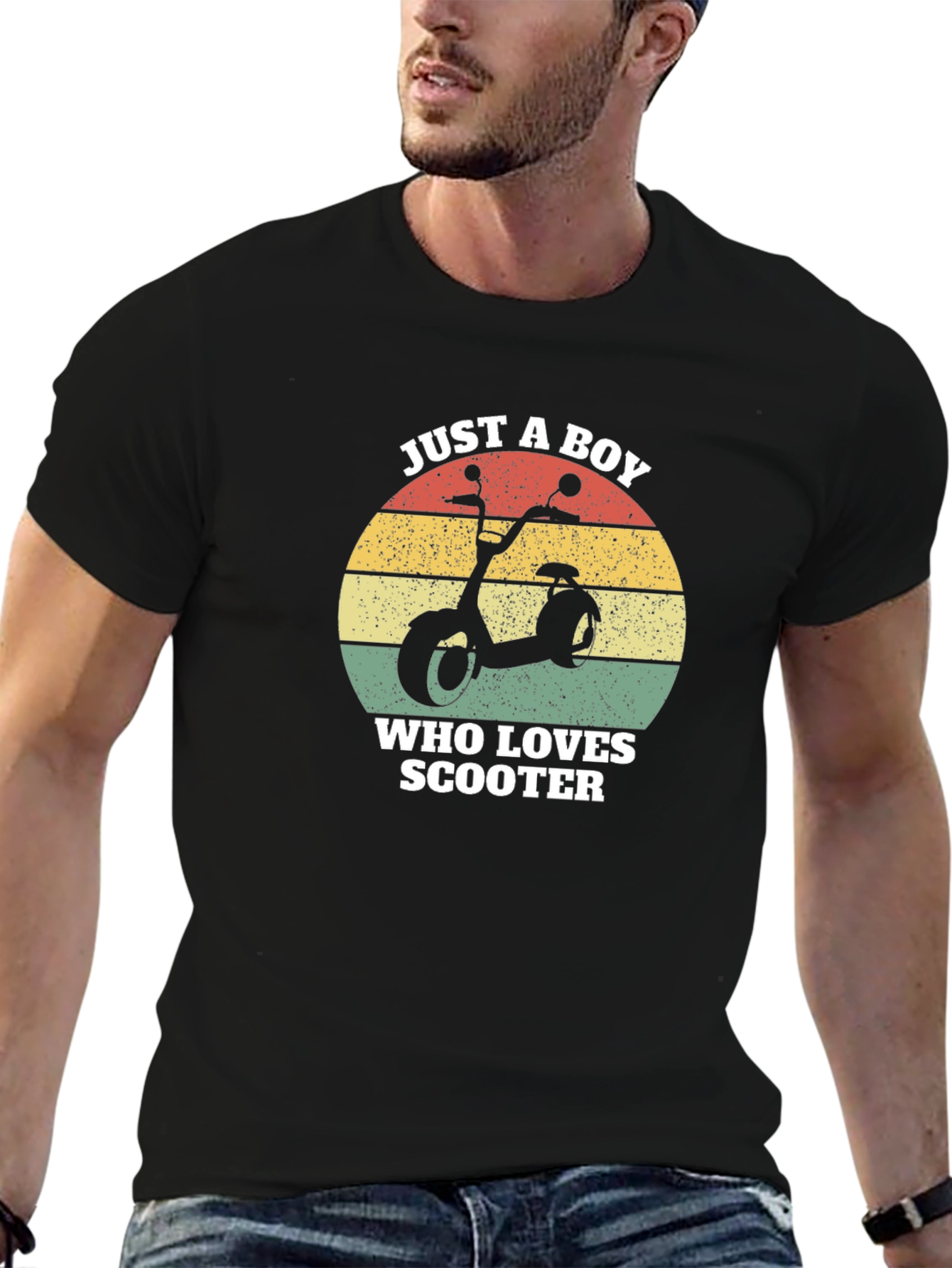Just A Boy Who Loves Scooter T-Shirt