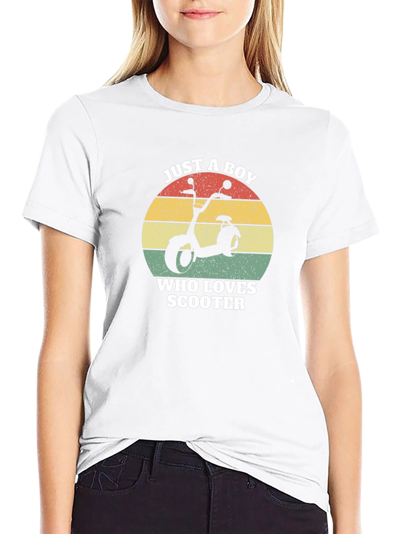 Just A Boy Who Loves Scooter T-Shirt