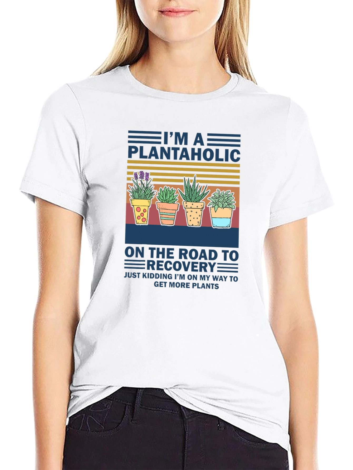 Plantaholic T-Shirt - Potted Plant Lover Tee