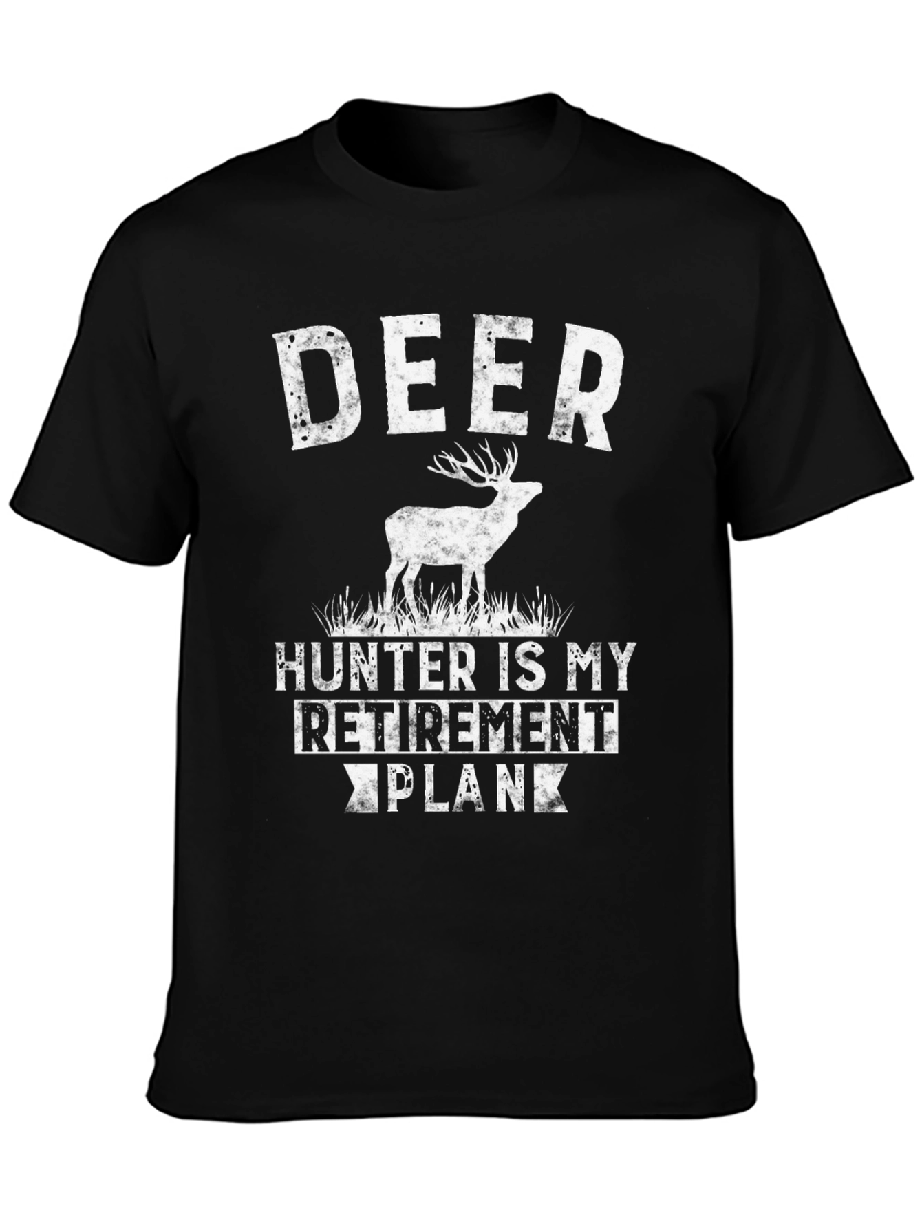 Deer Hunter Retirement Plan Graphic T-Shirt