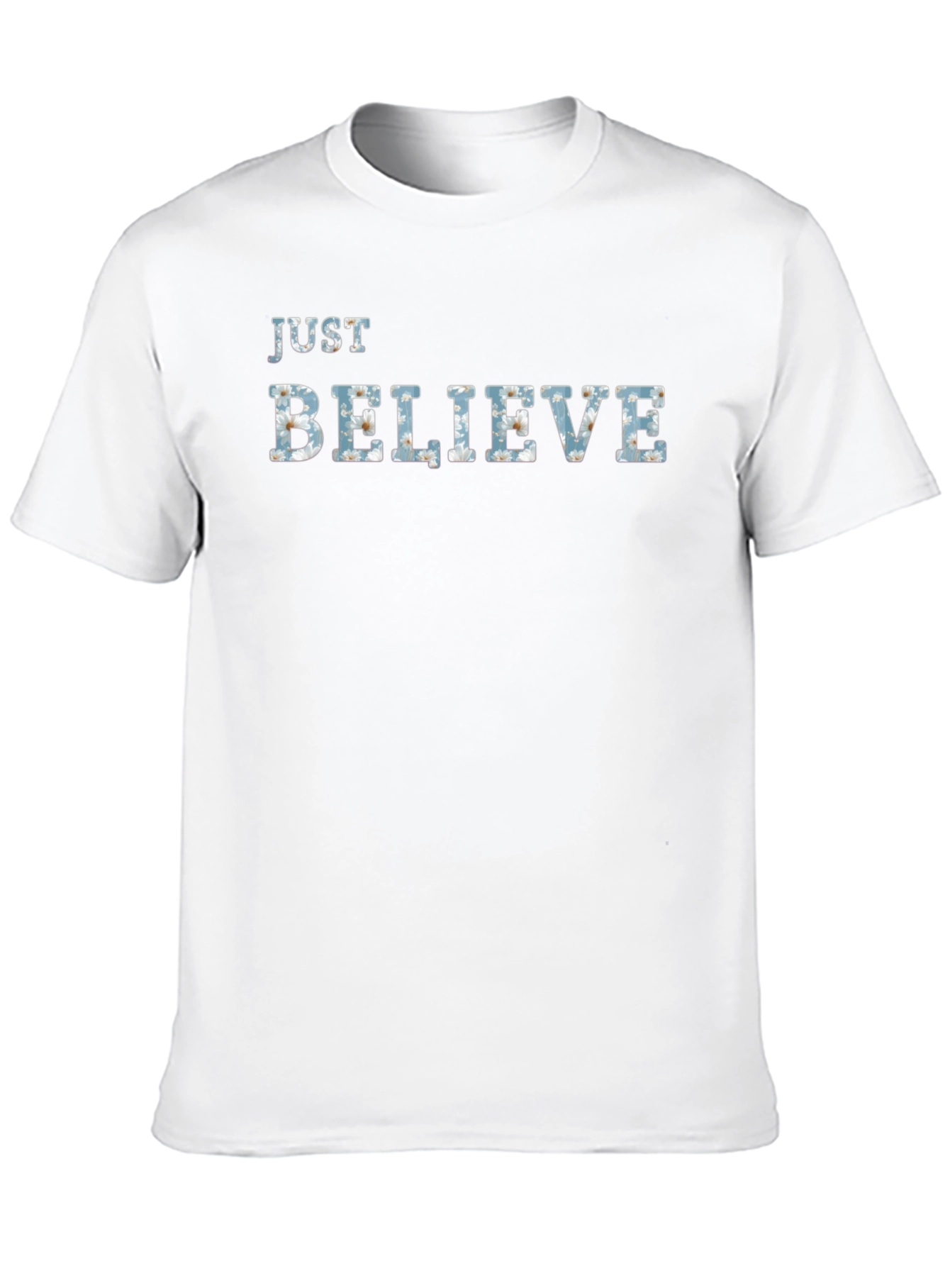 Just Believe Graphic Tee - Mens Black T-Shirt