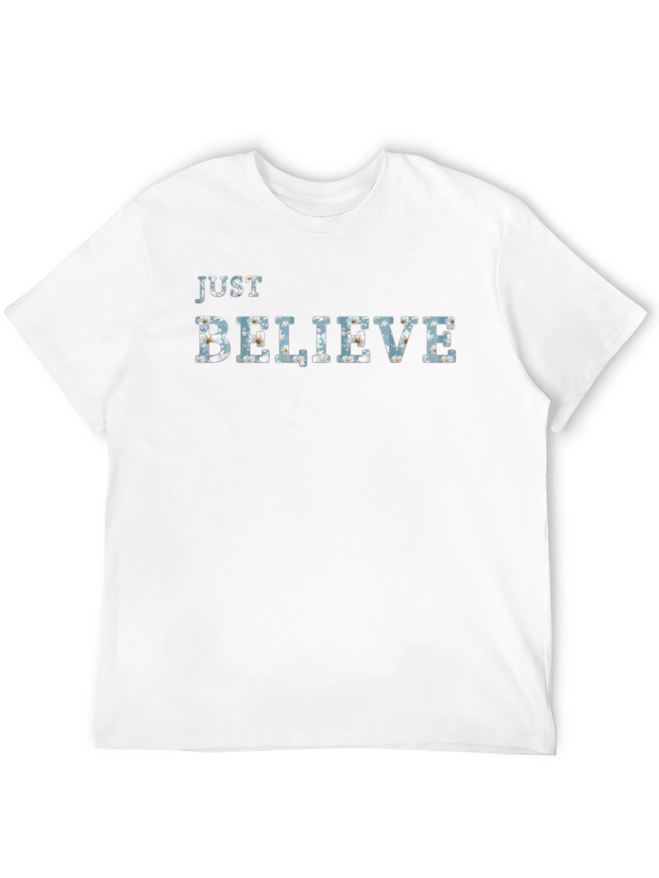 Just Believe Graphic Tee - Mens Black T-Shirt