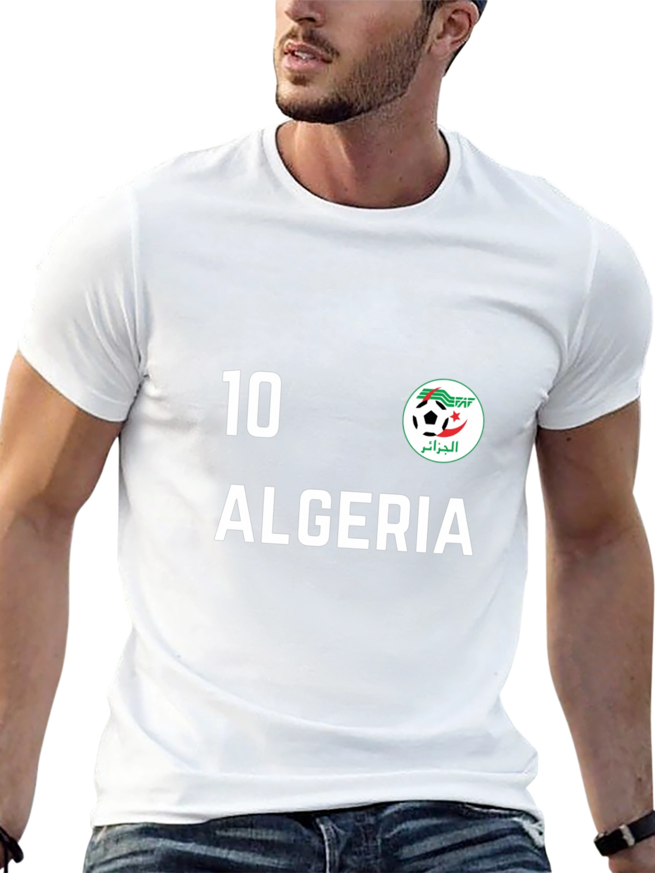Algeria Soccer Jersey T-Shirt - Number 10
