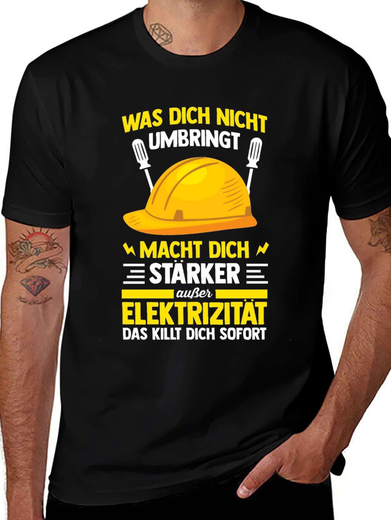 Electrician Humor T-Shirt: What Doesnt Kill You