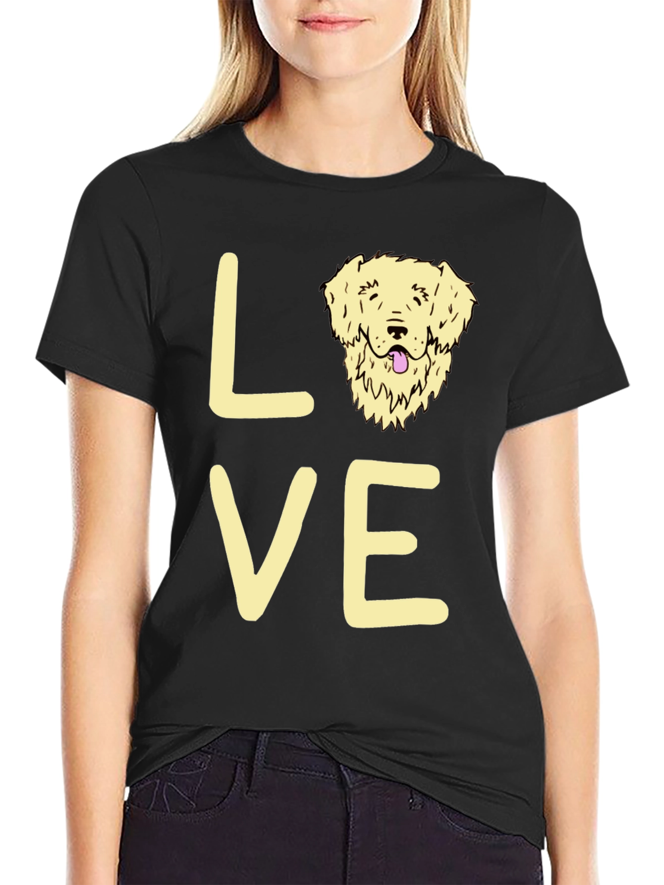 Dog Love Graphic T-Shirt - Unisex Cotton Tee