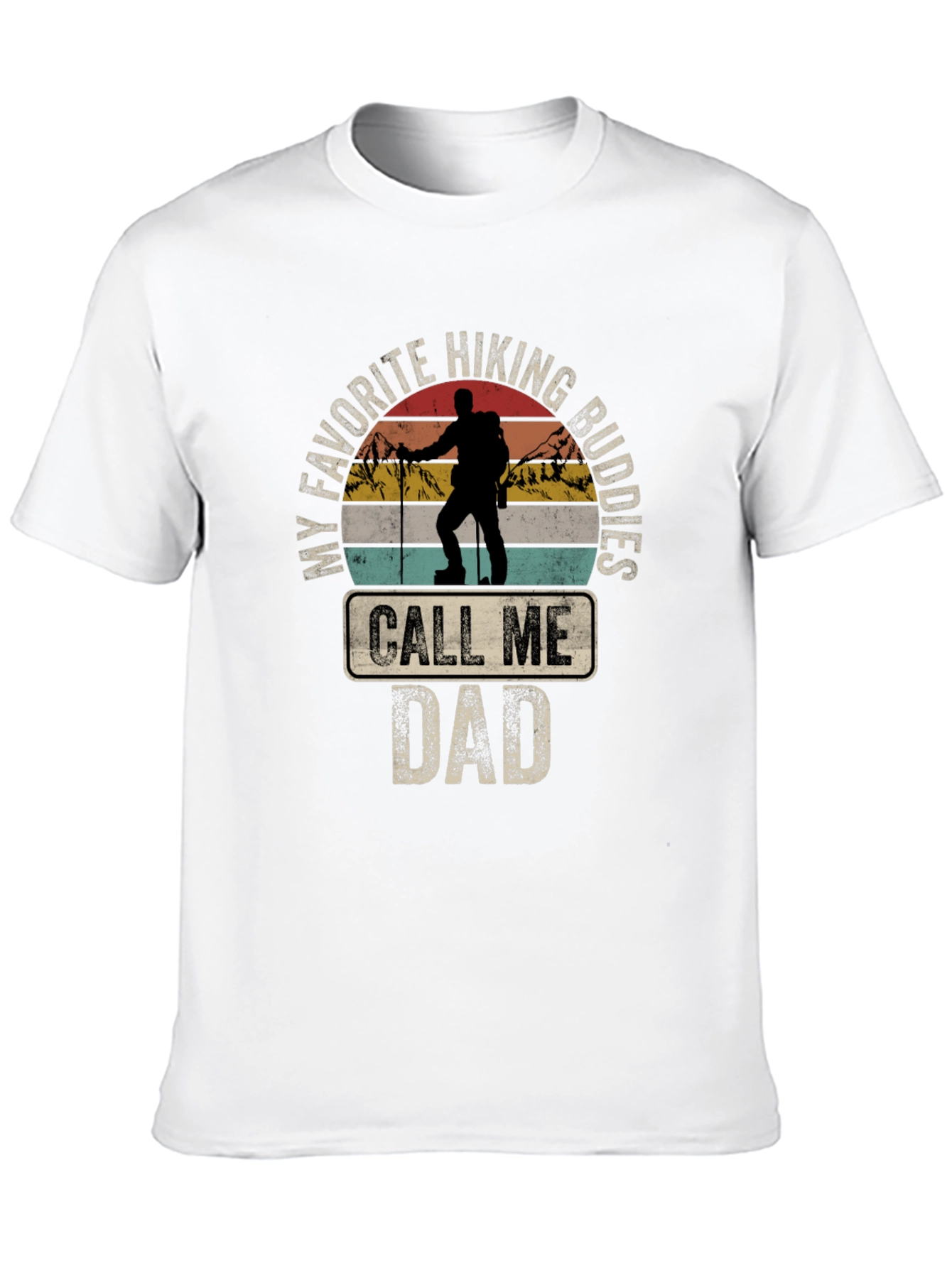 Hiking Buddies Dad T-Shirt