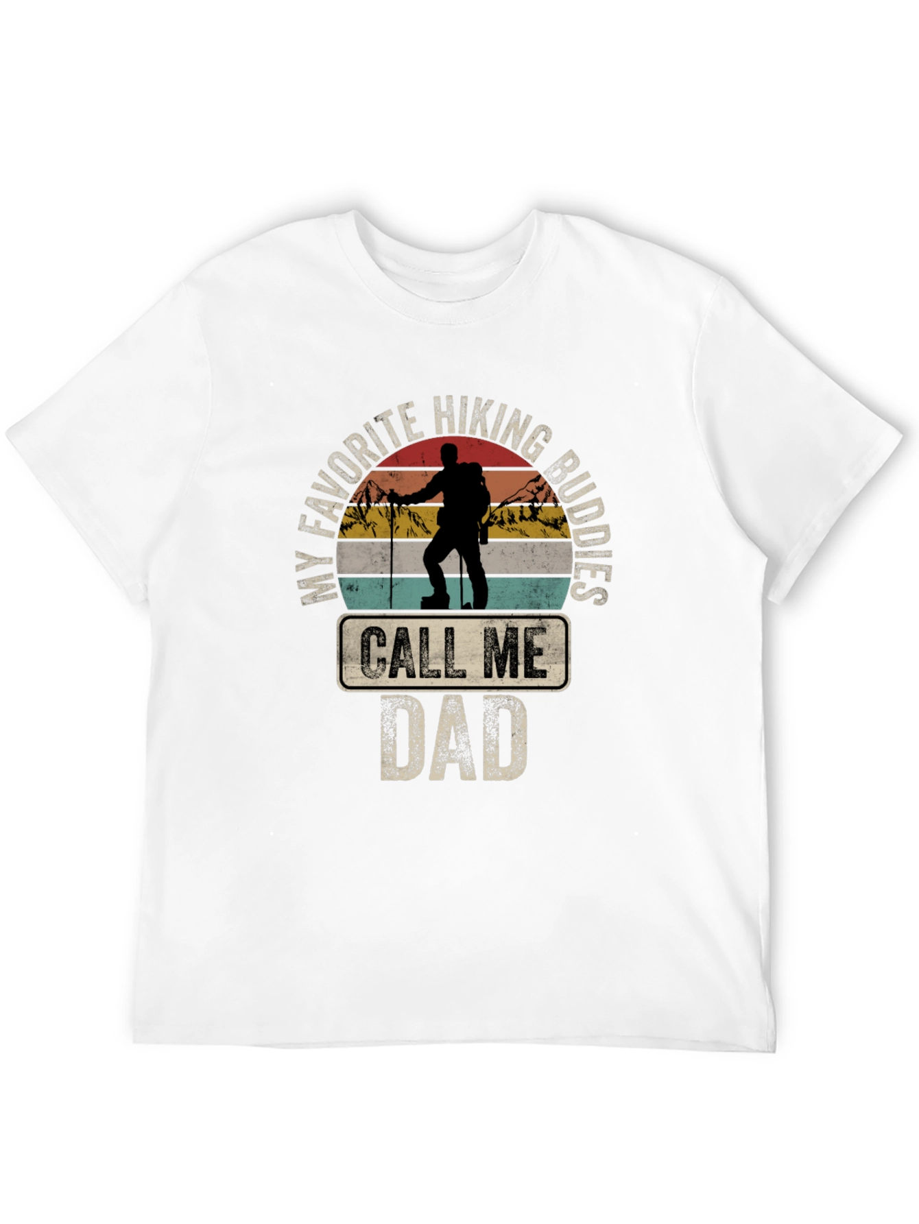 Hiking Buddies Dad T-Shirt
