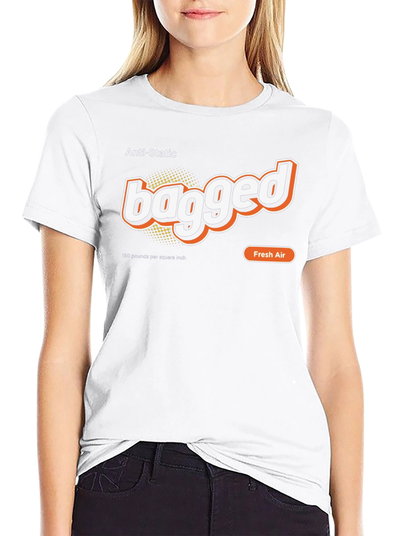 Bagged Anti-Static Fresh Air Black T-Shirt