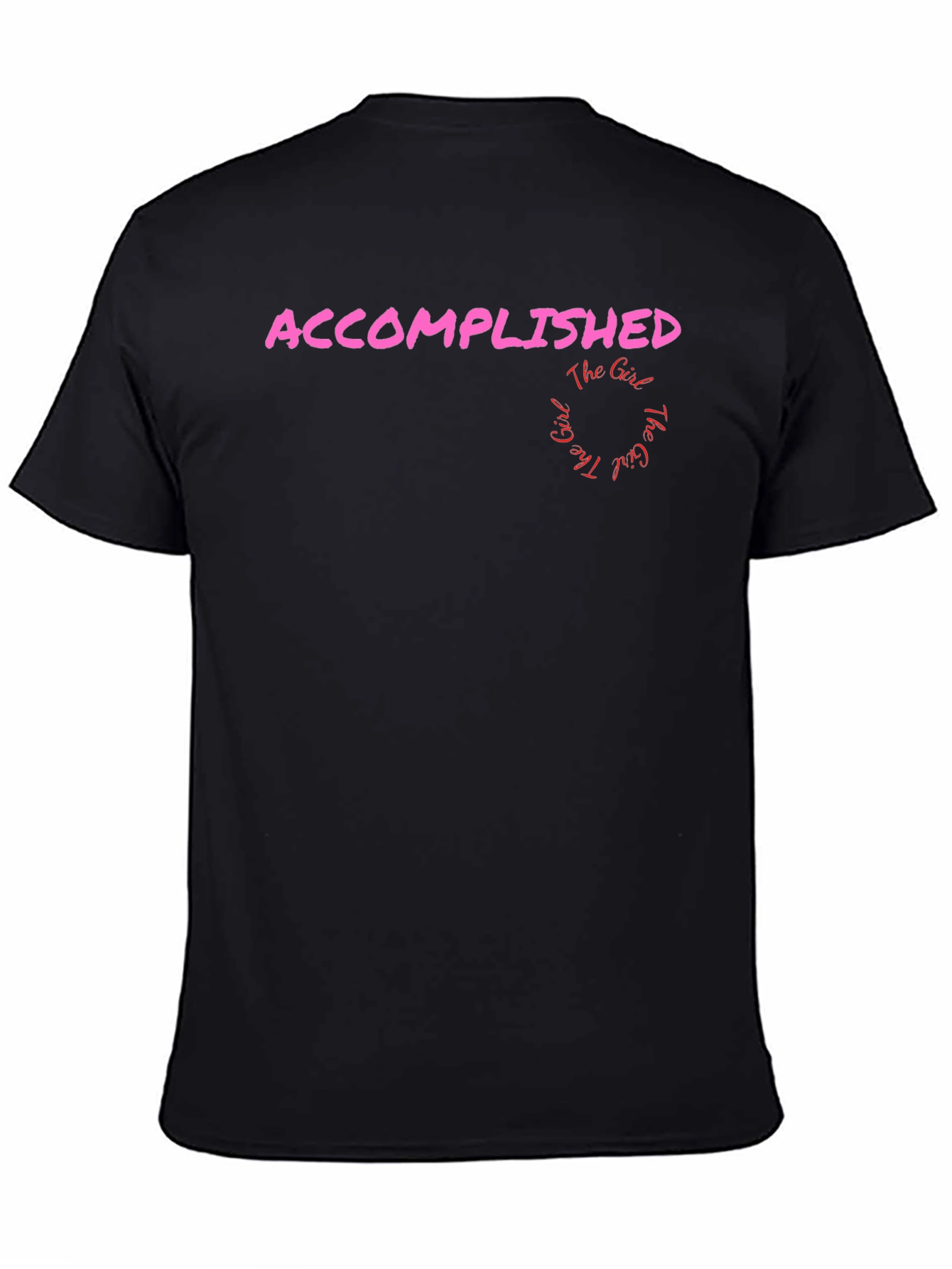 Accomplished Girl Graphic Tee - Black