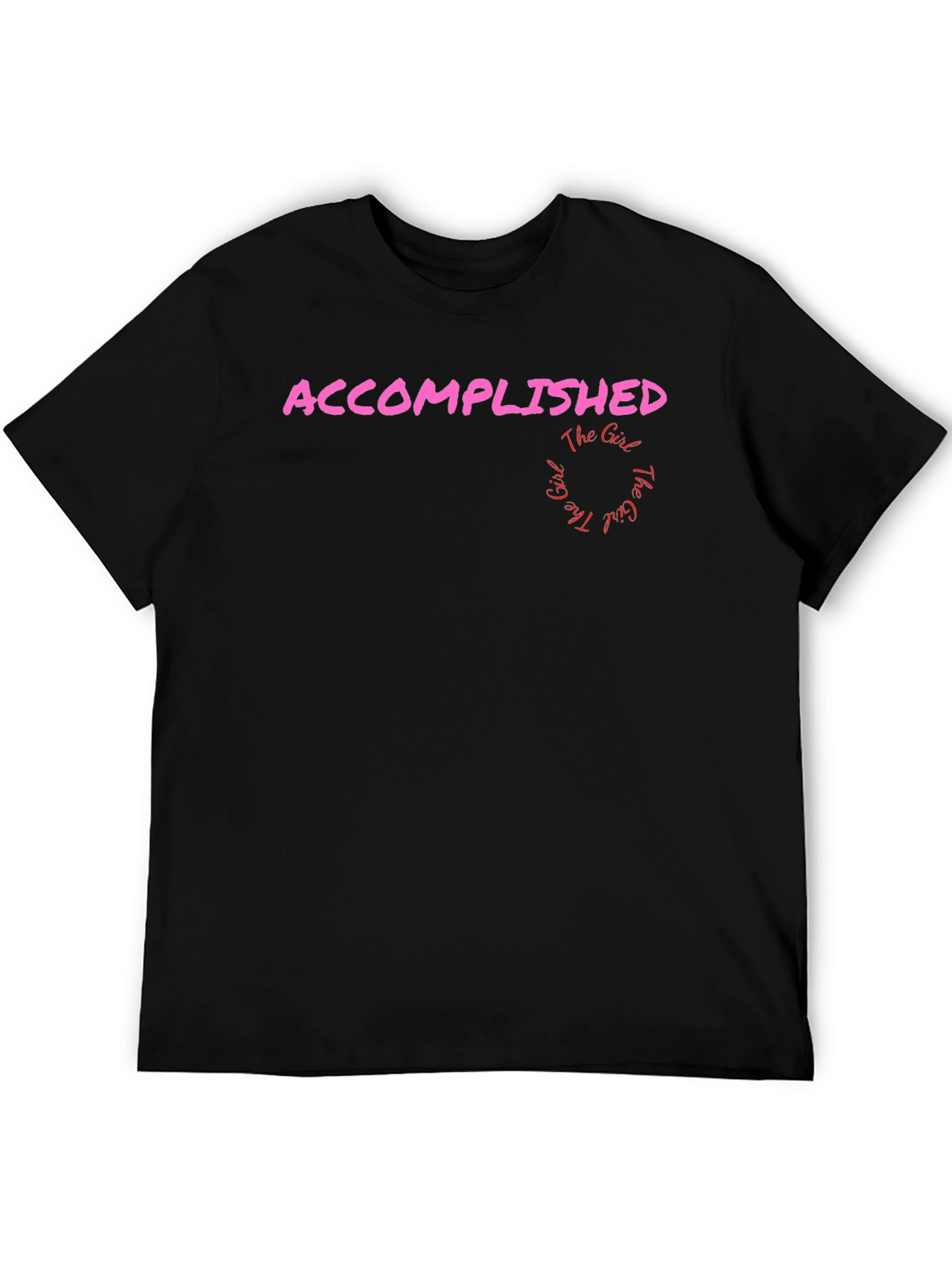 Accomplished Girl Graphic Tee - Black