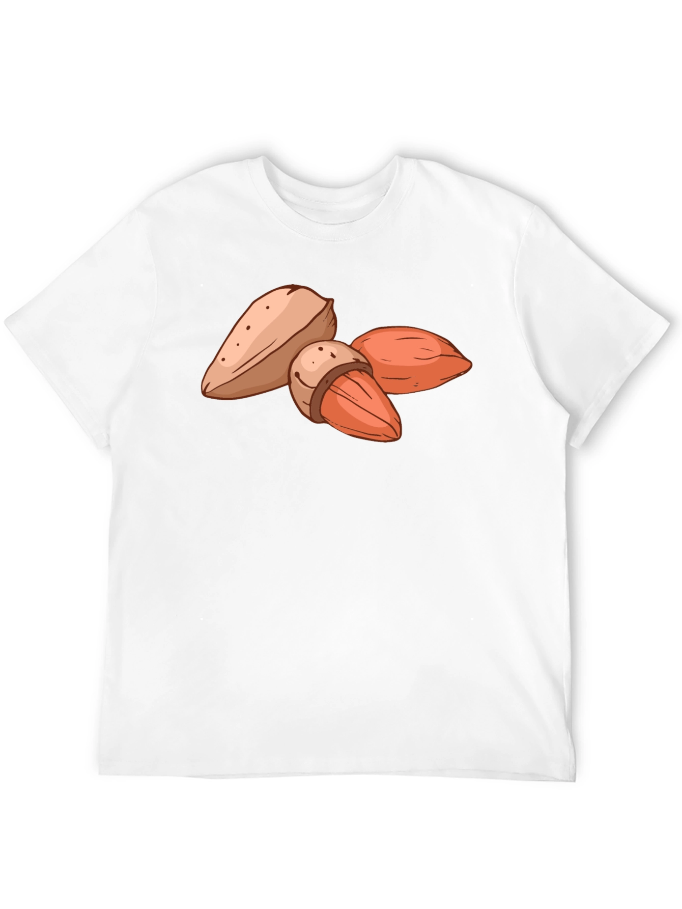 Almond Graphic Black T-Shirt - Casual Style