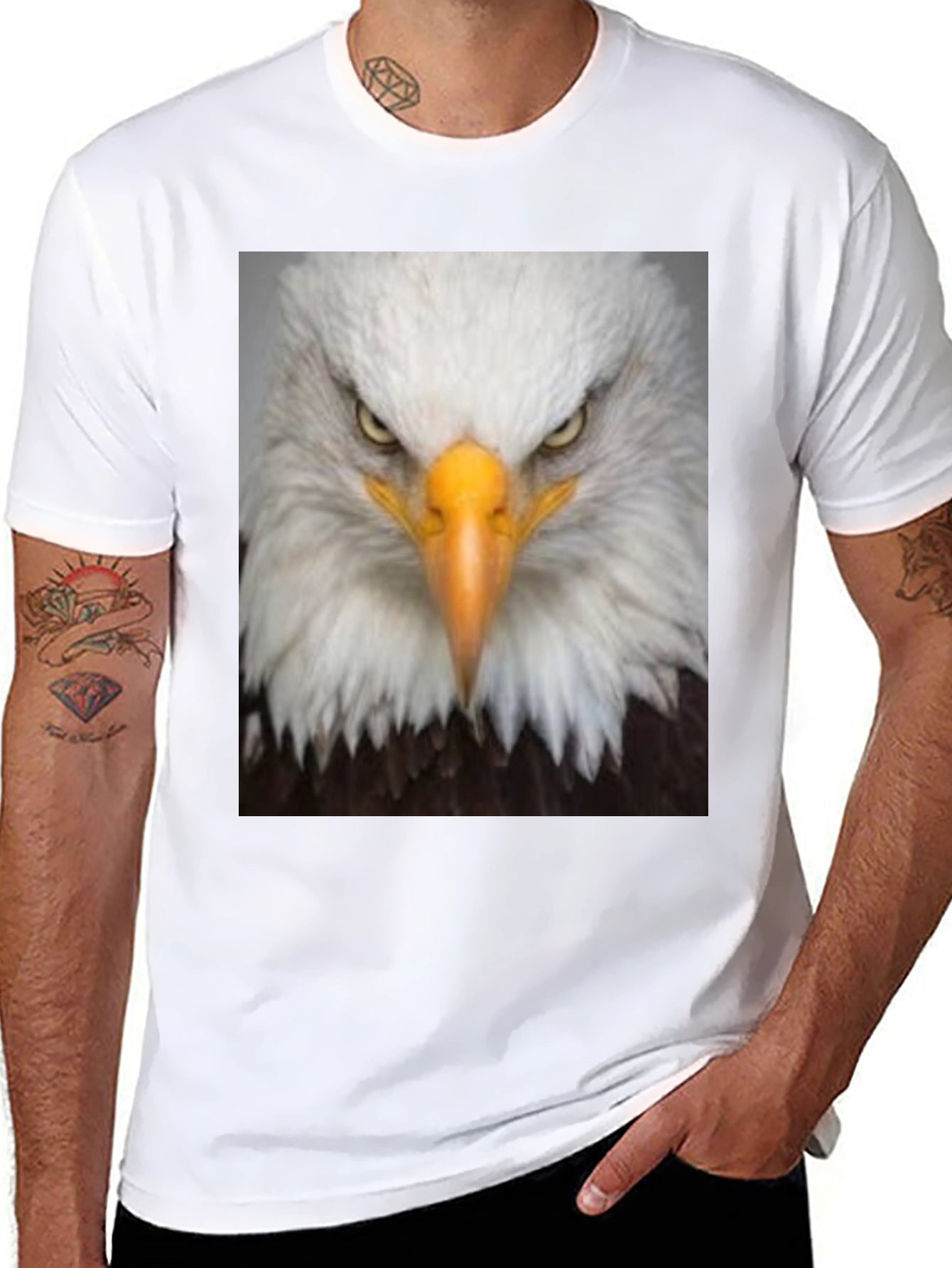 Eagle Graphic T-Shirt - Bold and Striking Design