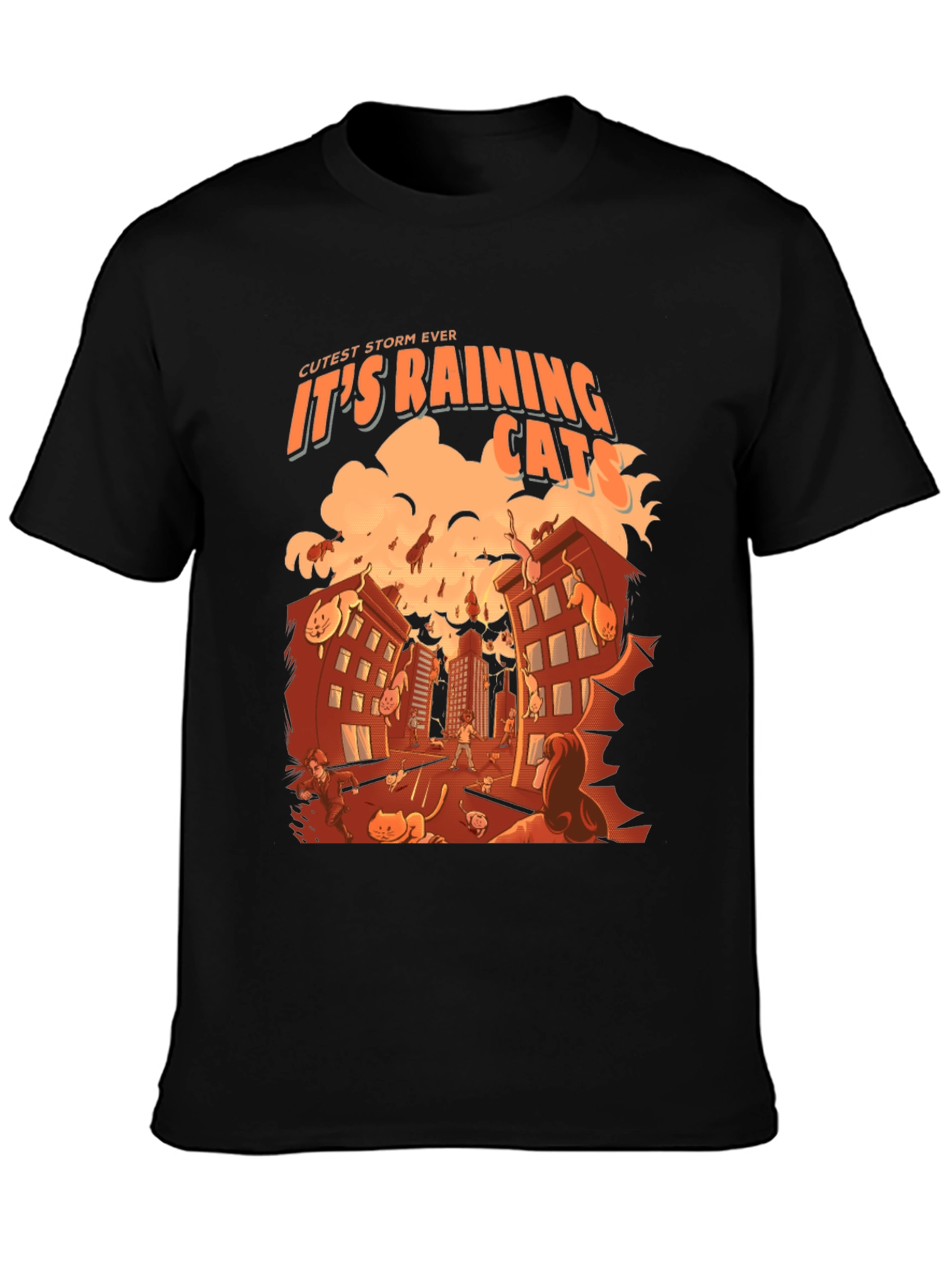 Raining Cats T-Shirt - Cutest Storm Ever